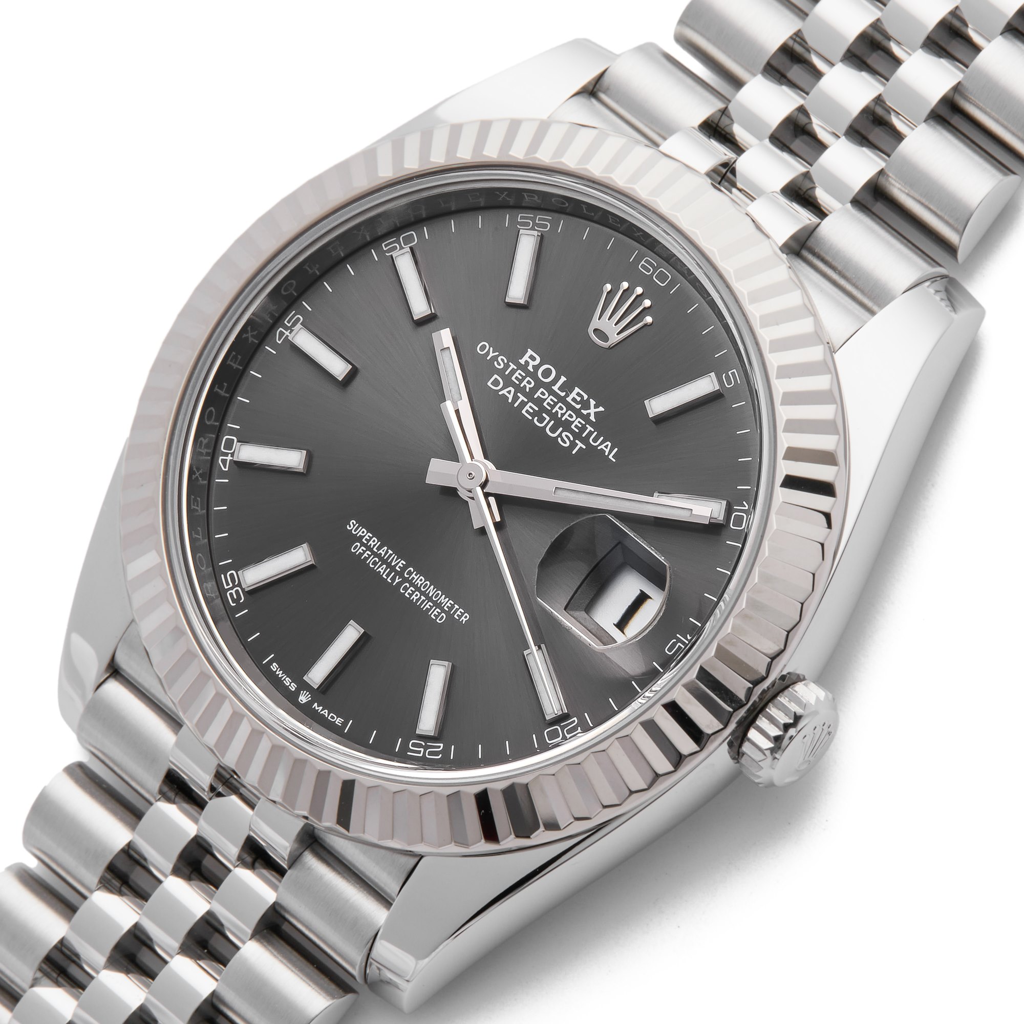 Rolex Datejust 41 White Gold & Stainless Steel 126334