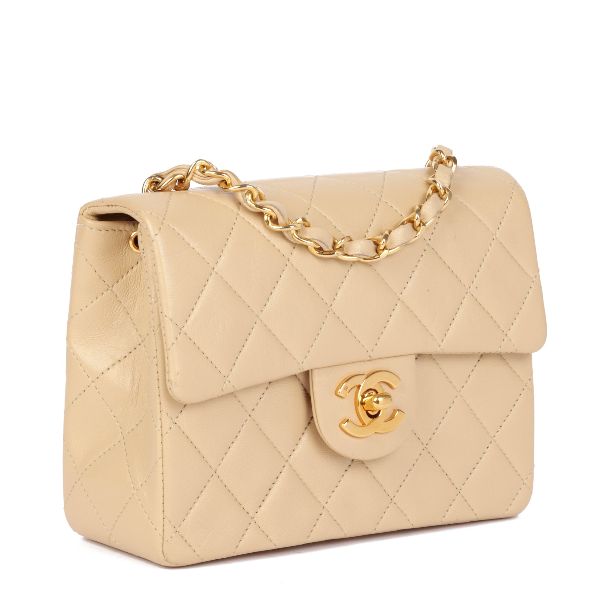 Chanel Square Mini Flap Bag 1990 HB4937 | Second Hand Handbags
