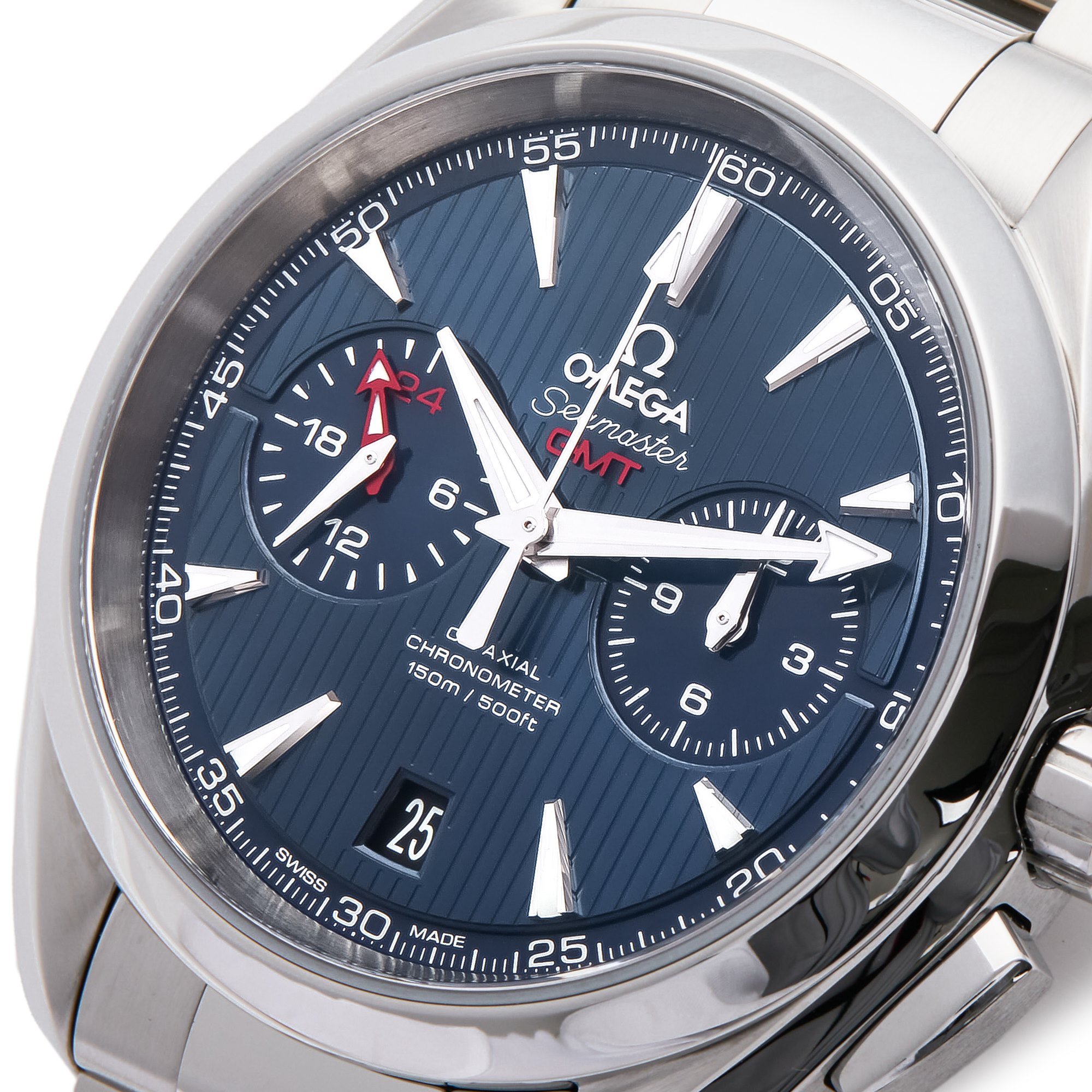 Omega Seamaster Chronograph GMT Roestvrij Staal 231.13.43.52.03.001