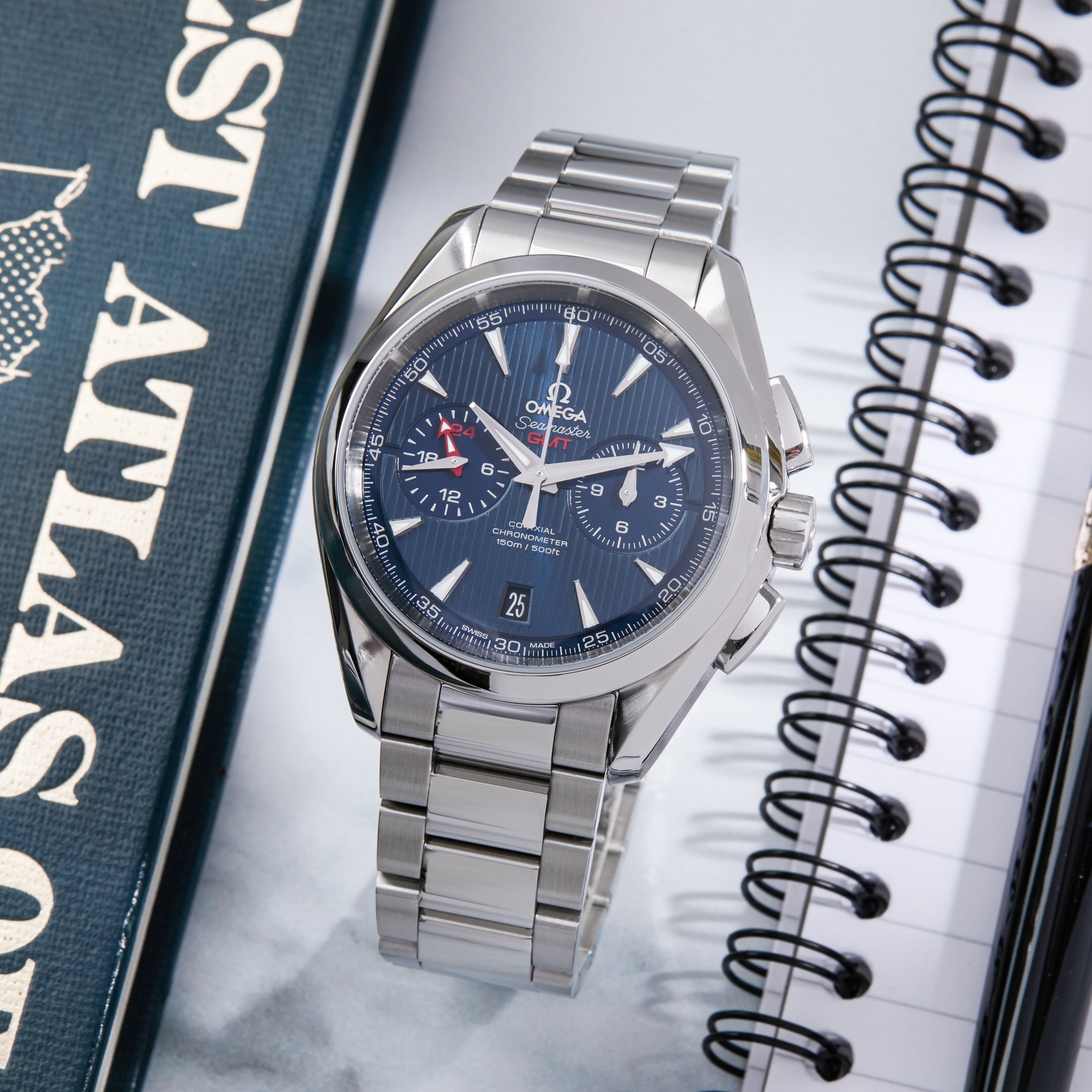 Omega Seamaster Chronograph GMT Roestvrij Staal 231.13.43.52.03.001