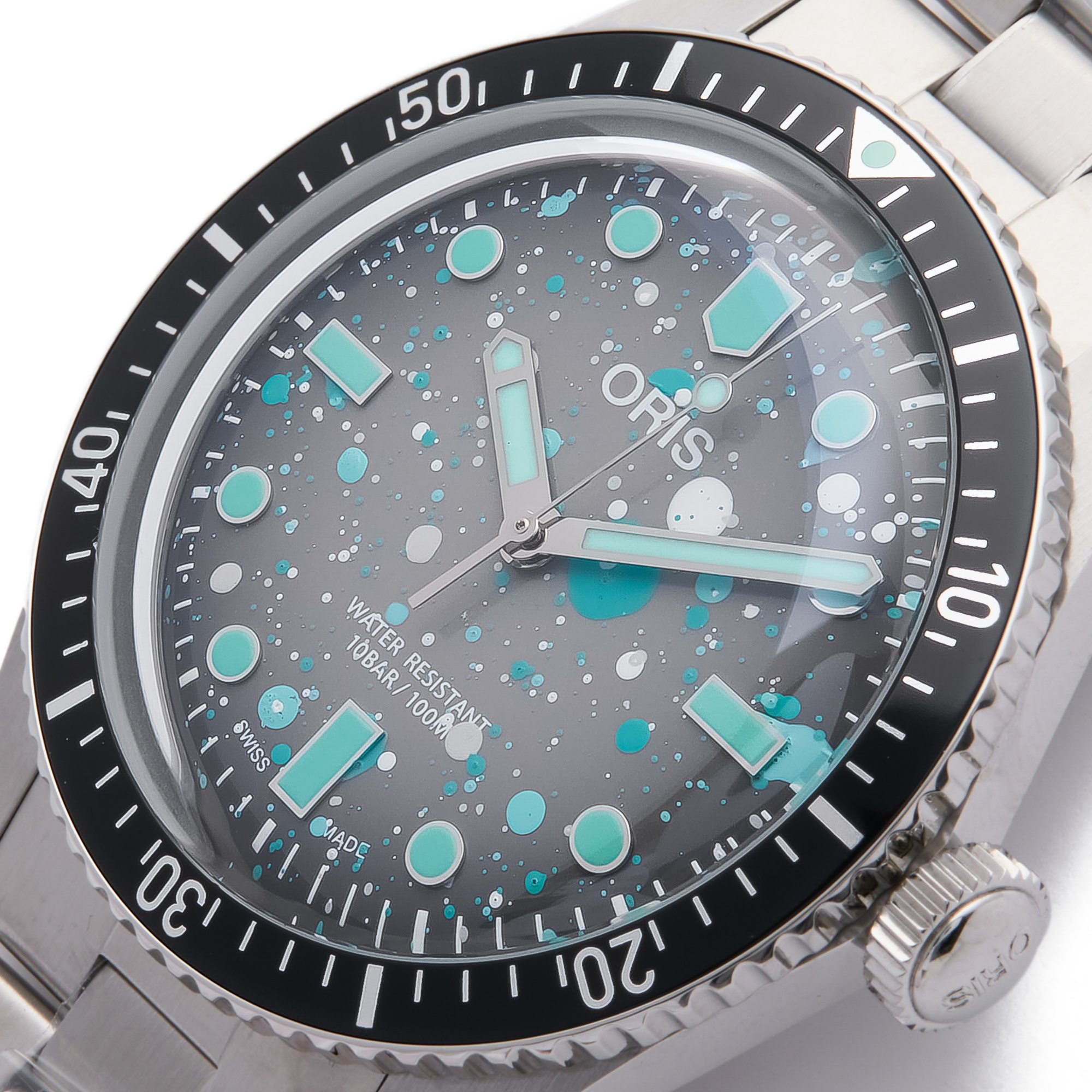 Oris Divers 65 Tiffany Sky IFL Limited Edition to 50 Pieces Stainless Steel 01 733 7707 4053-07 8 20 18