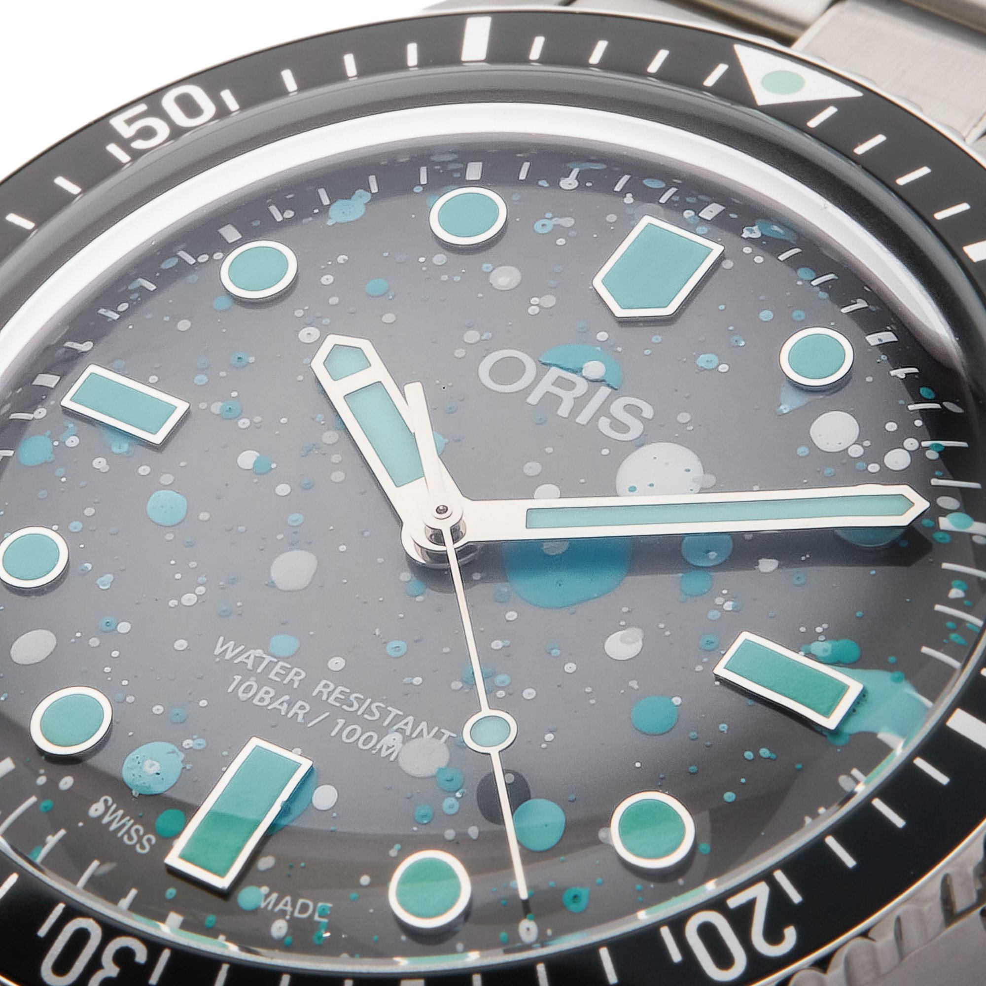 Oris Divers 65 Tiffany Sky IFL Limited Edition to 50 Pieces Stainless Steel 01 733 7707 4053-07 8 20 18