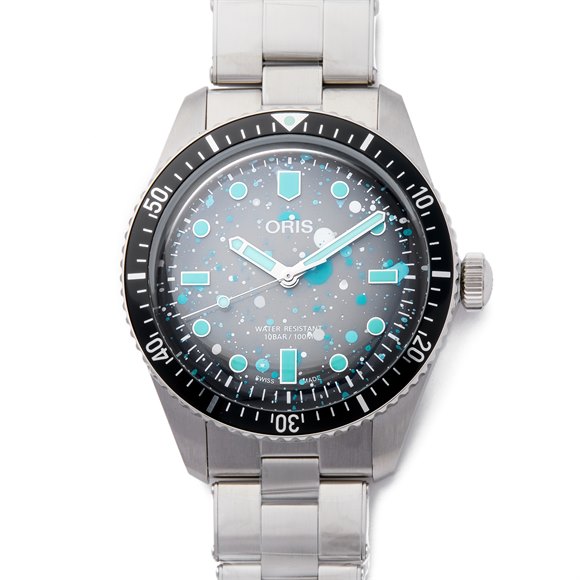 Oris Divers 65 Tiffany Sky IFL Limited Edition to 50 Pieces Stainless Steel - 01 733 7707 4053-07 8 20 18