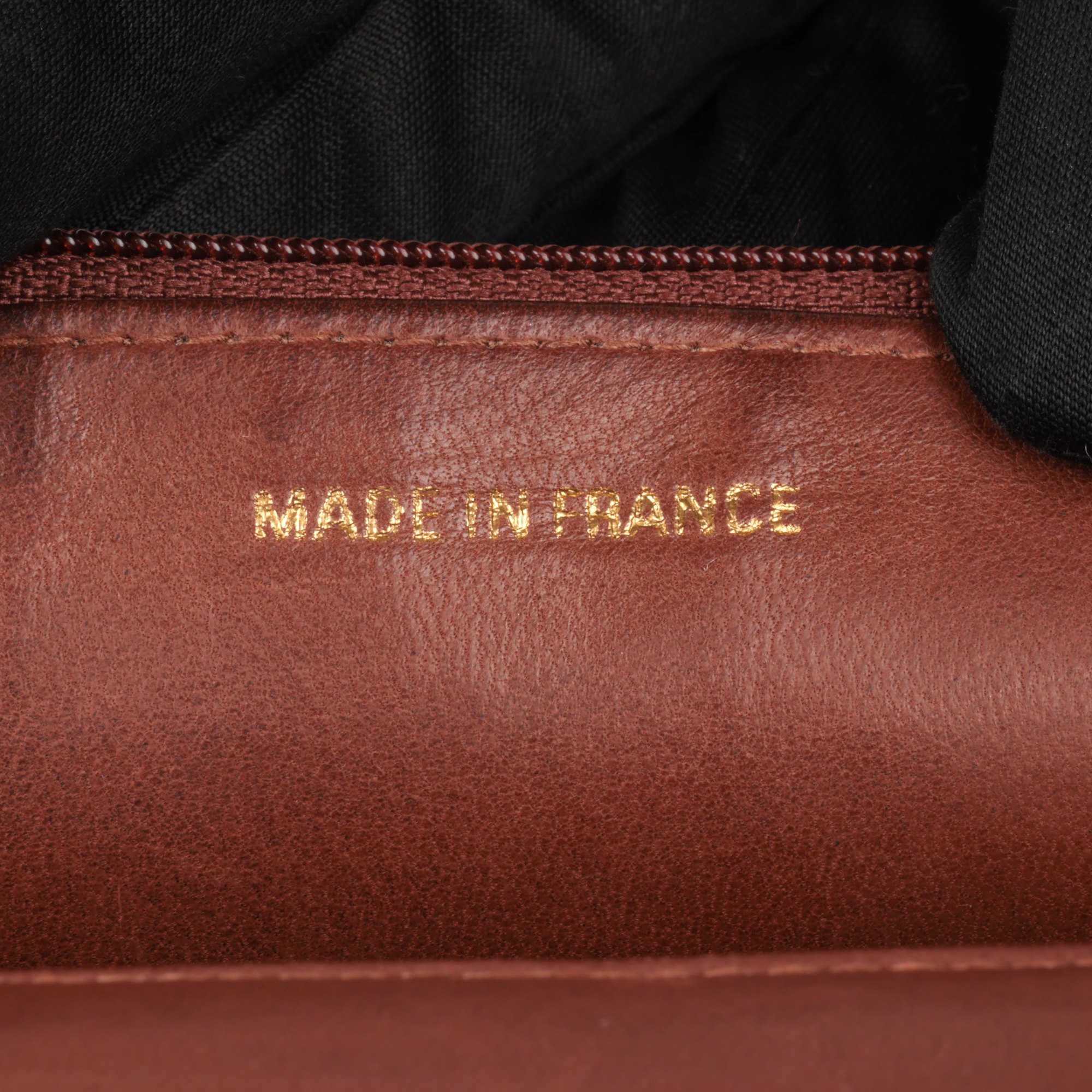 Chanel Brown Caviar Leather Vintage Timeless Wallet-on-Chain