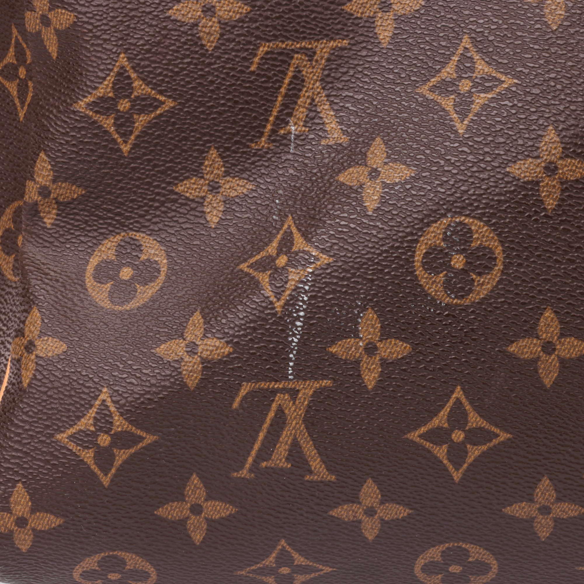 Louis Vuitton Brown Monogram Coated Canvas & Vachetta Leather Keepall Vintage 60