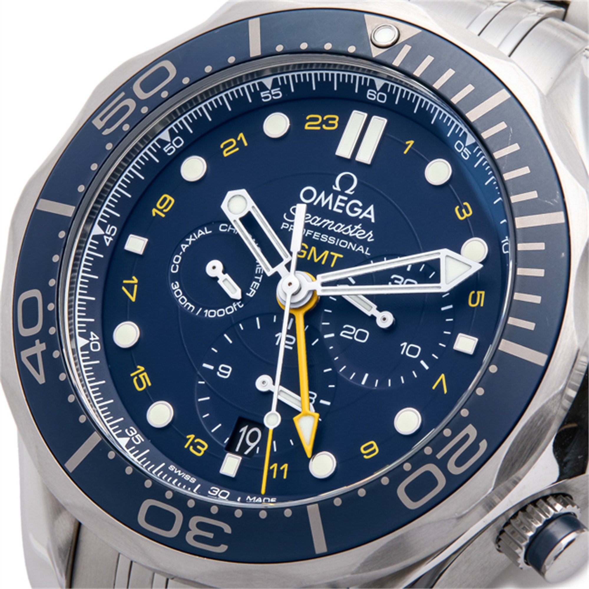 Omega Seamaster Chronograph GMT Roestvrij Staal 212.30.44.52.03.001