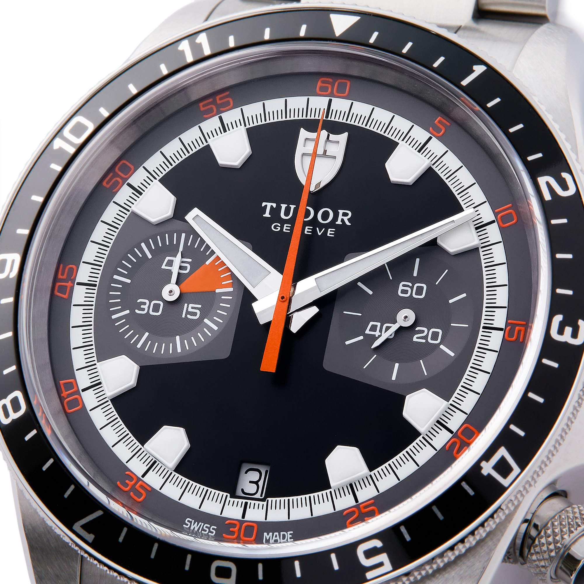 Tudor Heritage Chronograph Roestvrij Staal 70330N