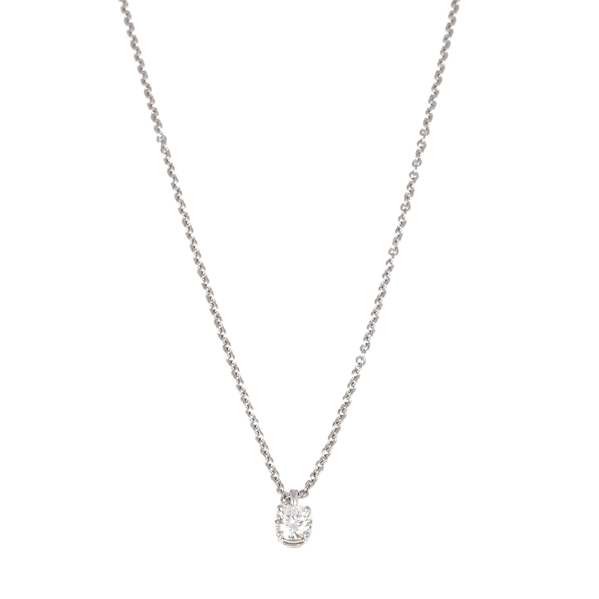 Tiffany & Co. Solitaire 0.18ct Diamond Pendant