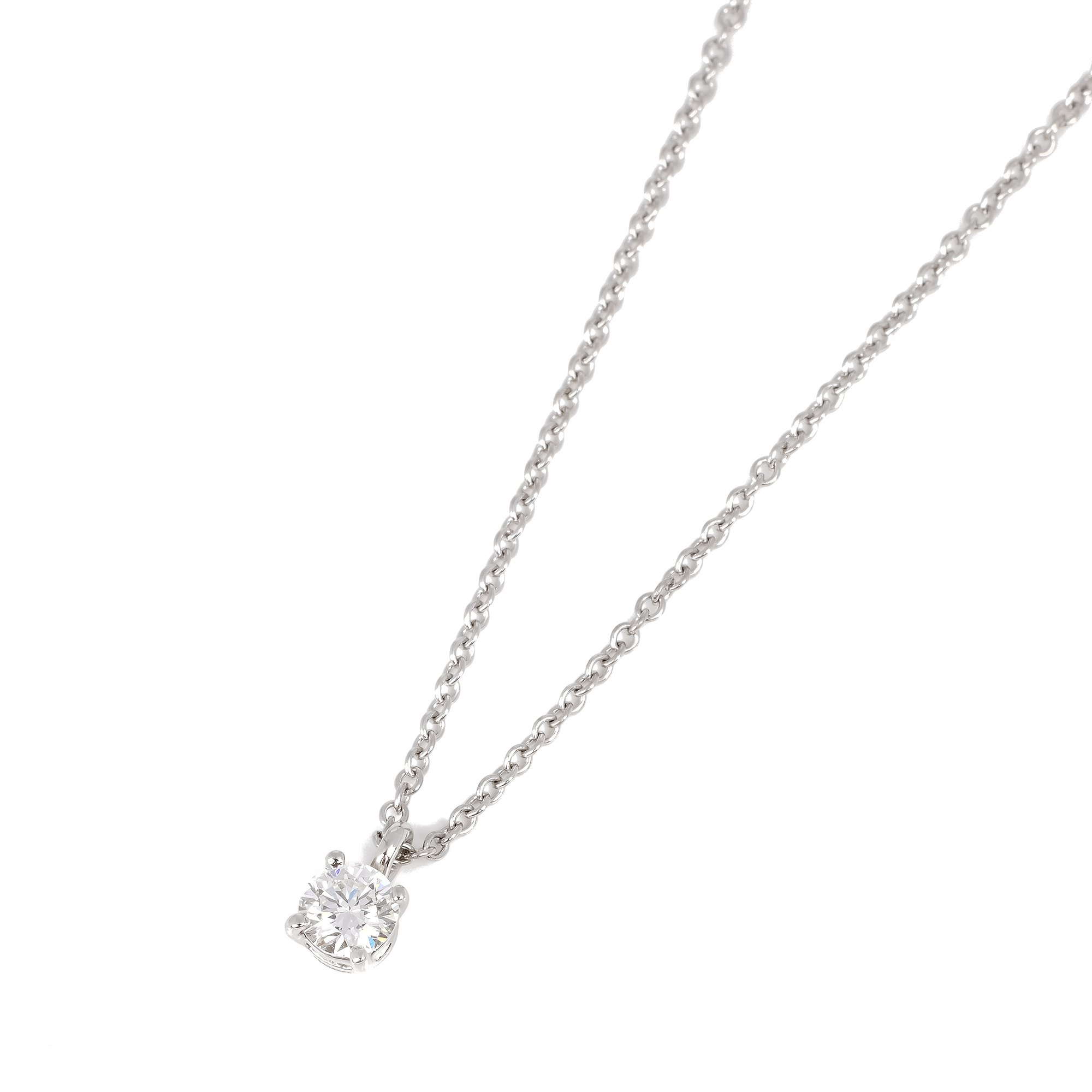 Tiffany & Co. Solitaire 0.18ct Diamond Pendant