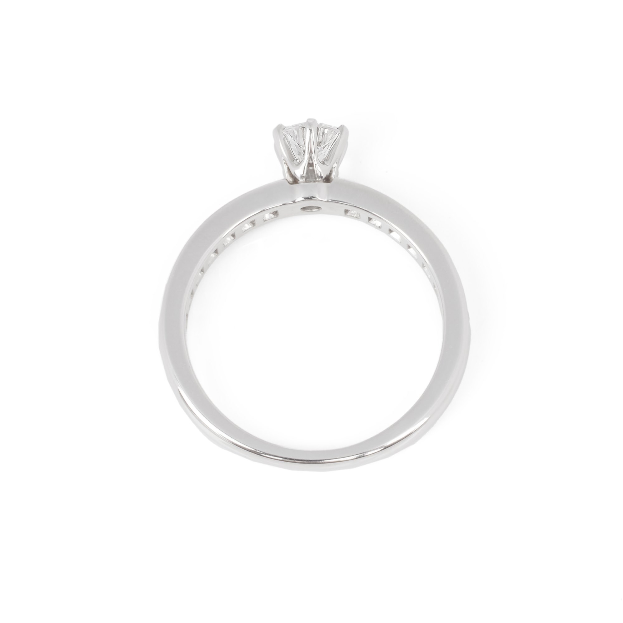 Tiffany & Co. Round Brilliant 0.30ct Solitaire Diamond Band Ring