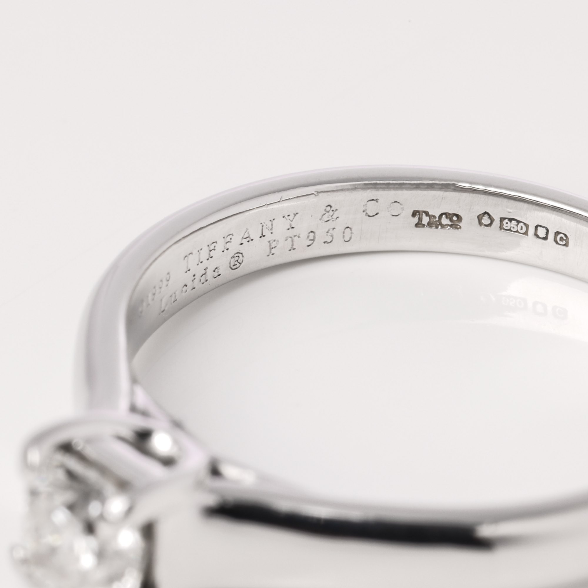 Tiffany & Co. Lucida Cut 0.41ct Diamond Solitaire Ring