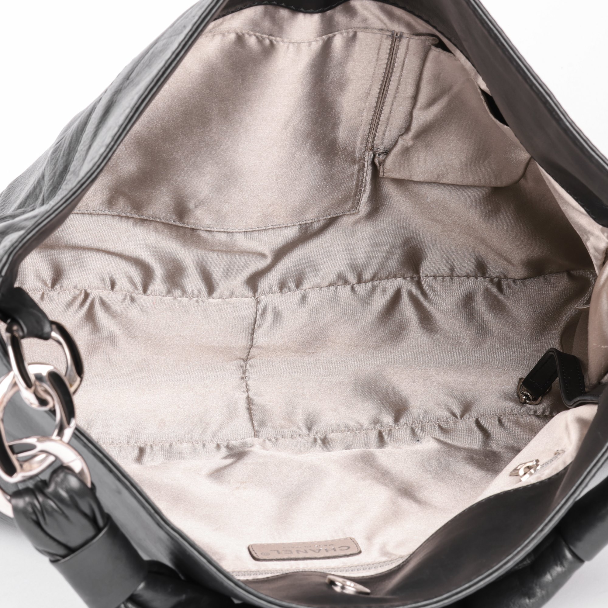 Chanel Black Quilted Lambskin Timeless Shoulder Bag