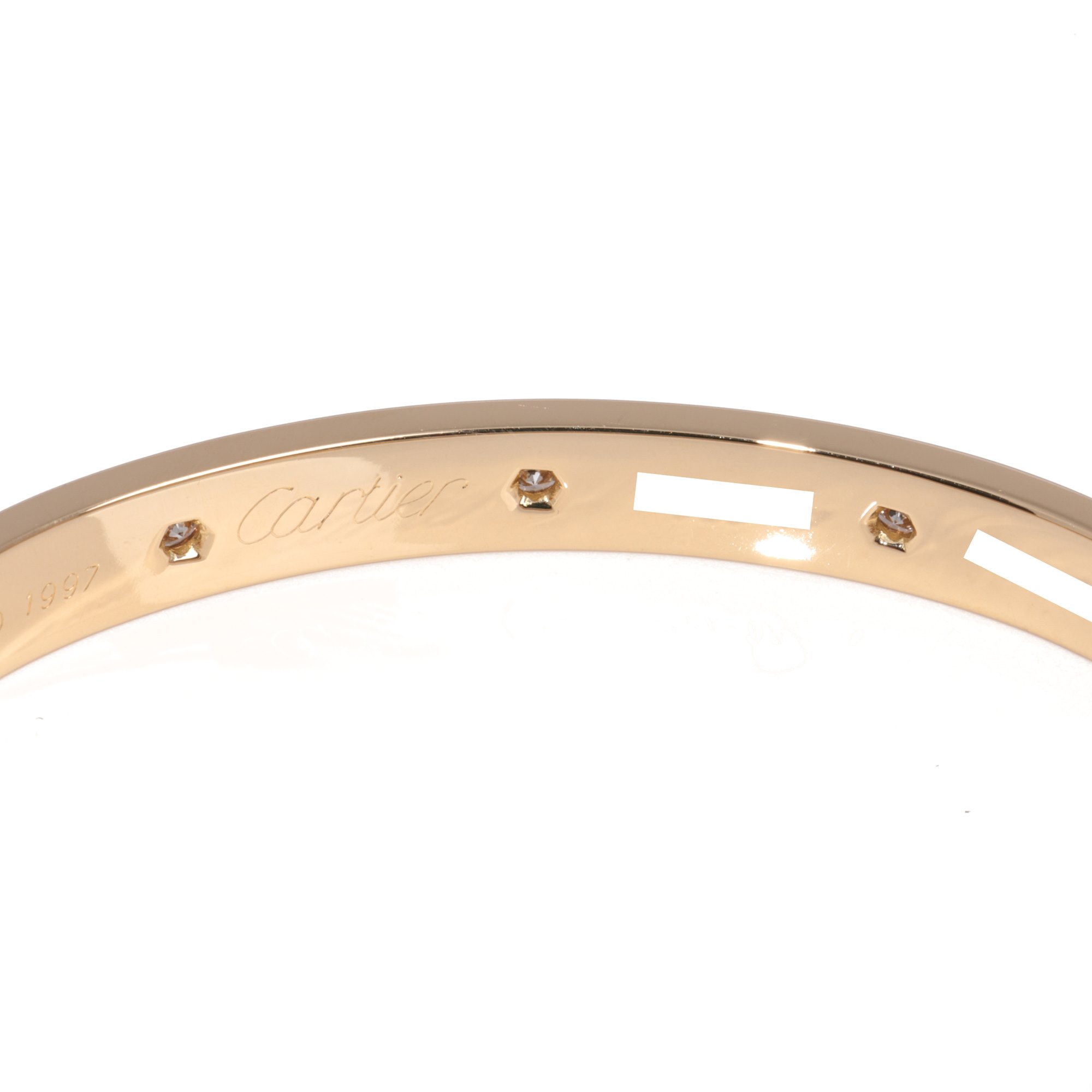 Cartier Love 10 Diamond Bangle