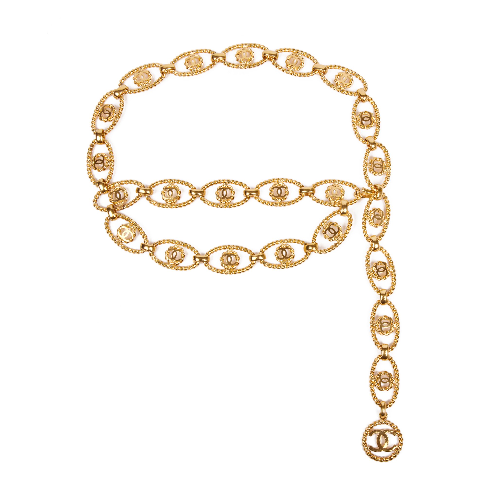 Chanel Gold Vintage CC Belt