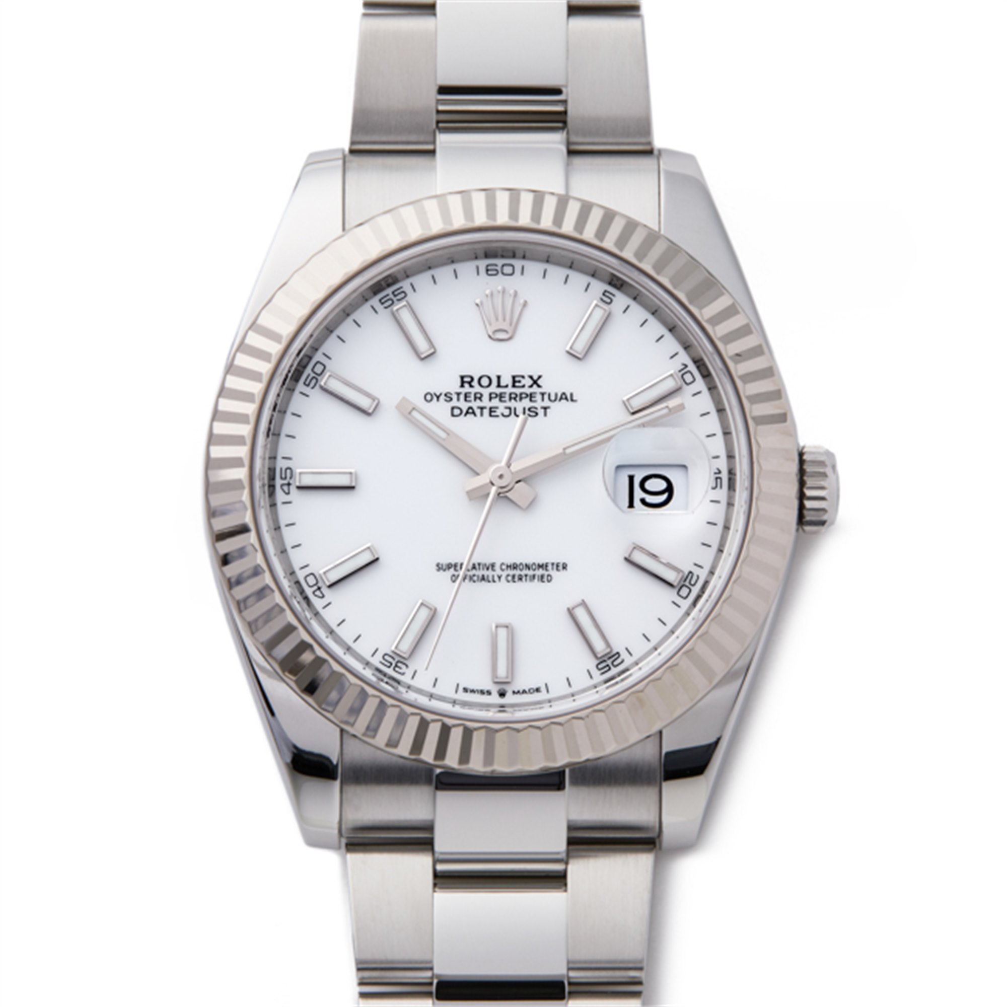 Rolex Datejust 41 White Gold & Stainless Steel 126334