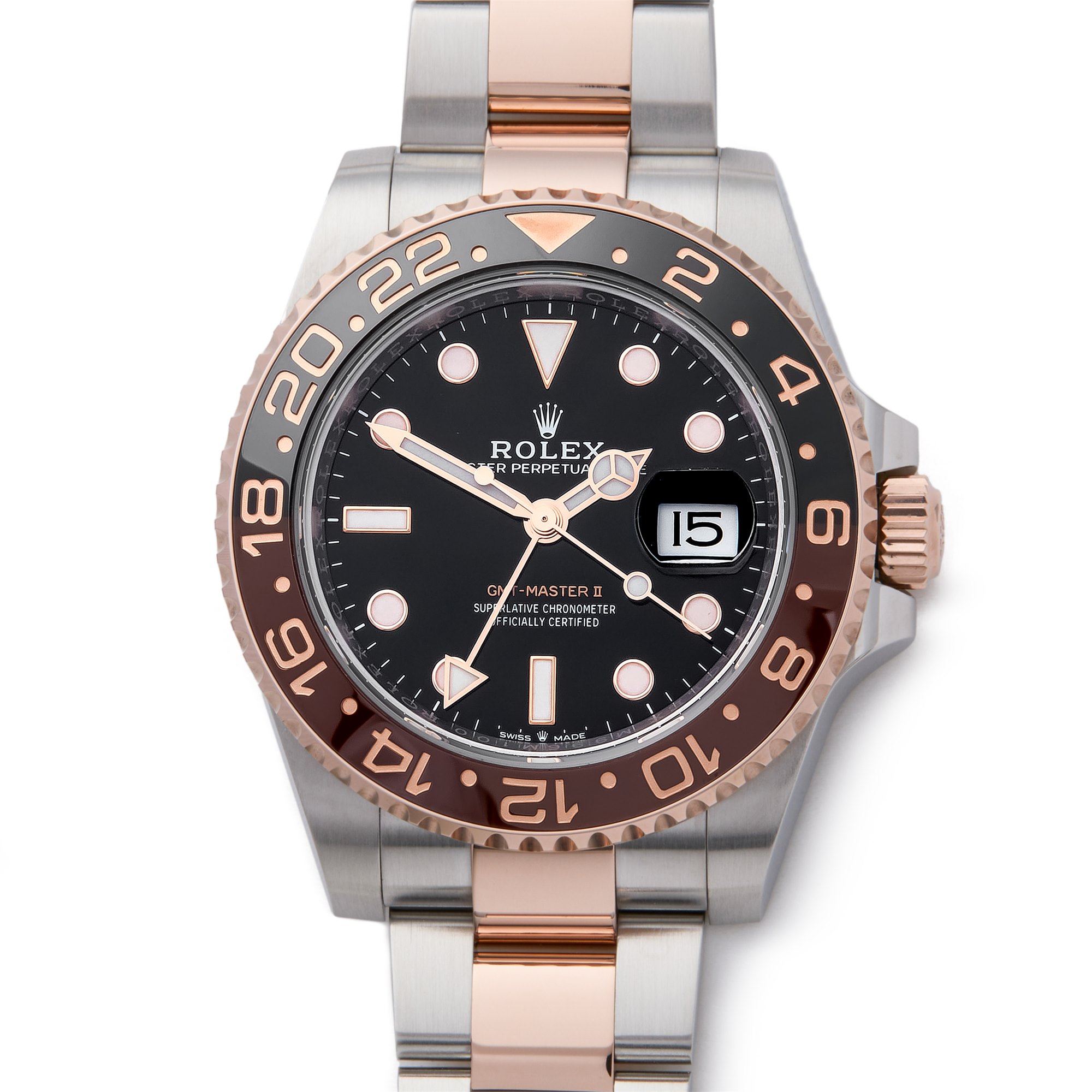 Rolex GMT-Master II Rose Gold & Stainless Steel 126711CHNR