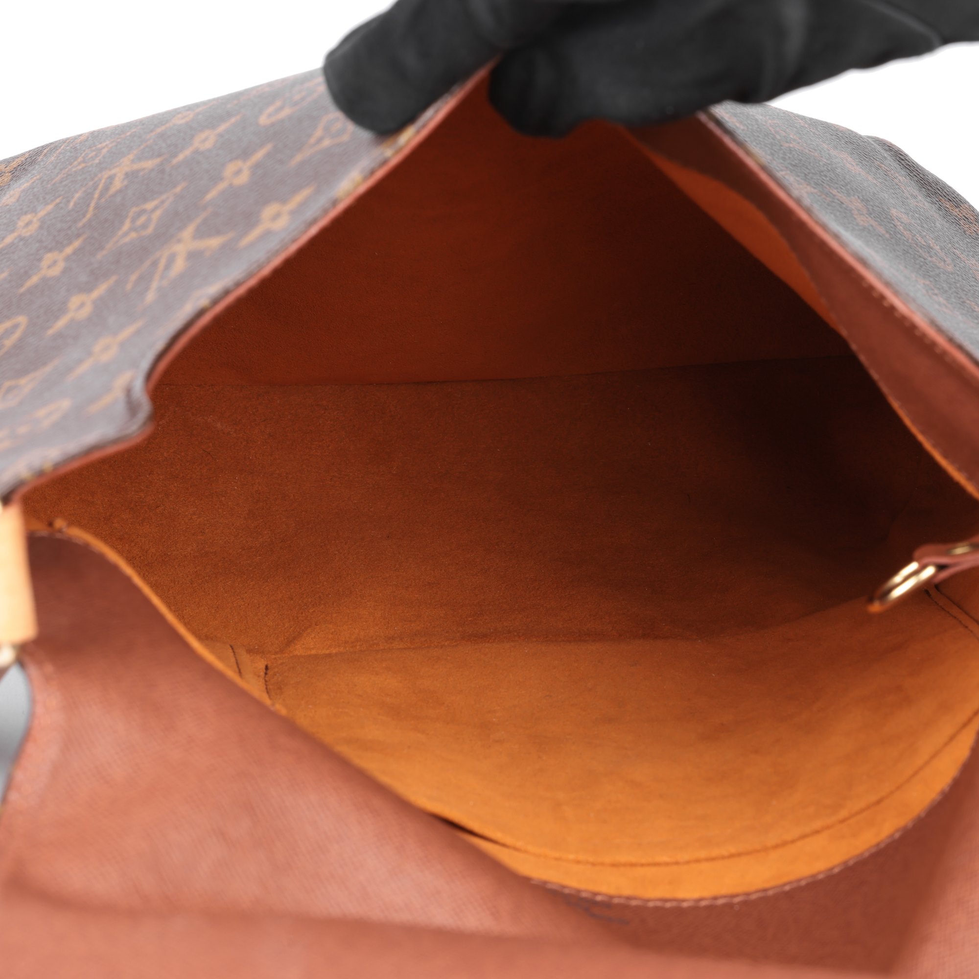 Louis Vuitton Brown Monogram Coated Canvas & Vachetta Leather Musette Salsa GM