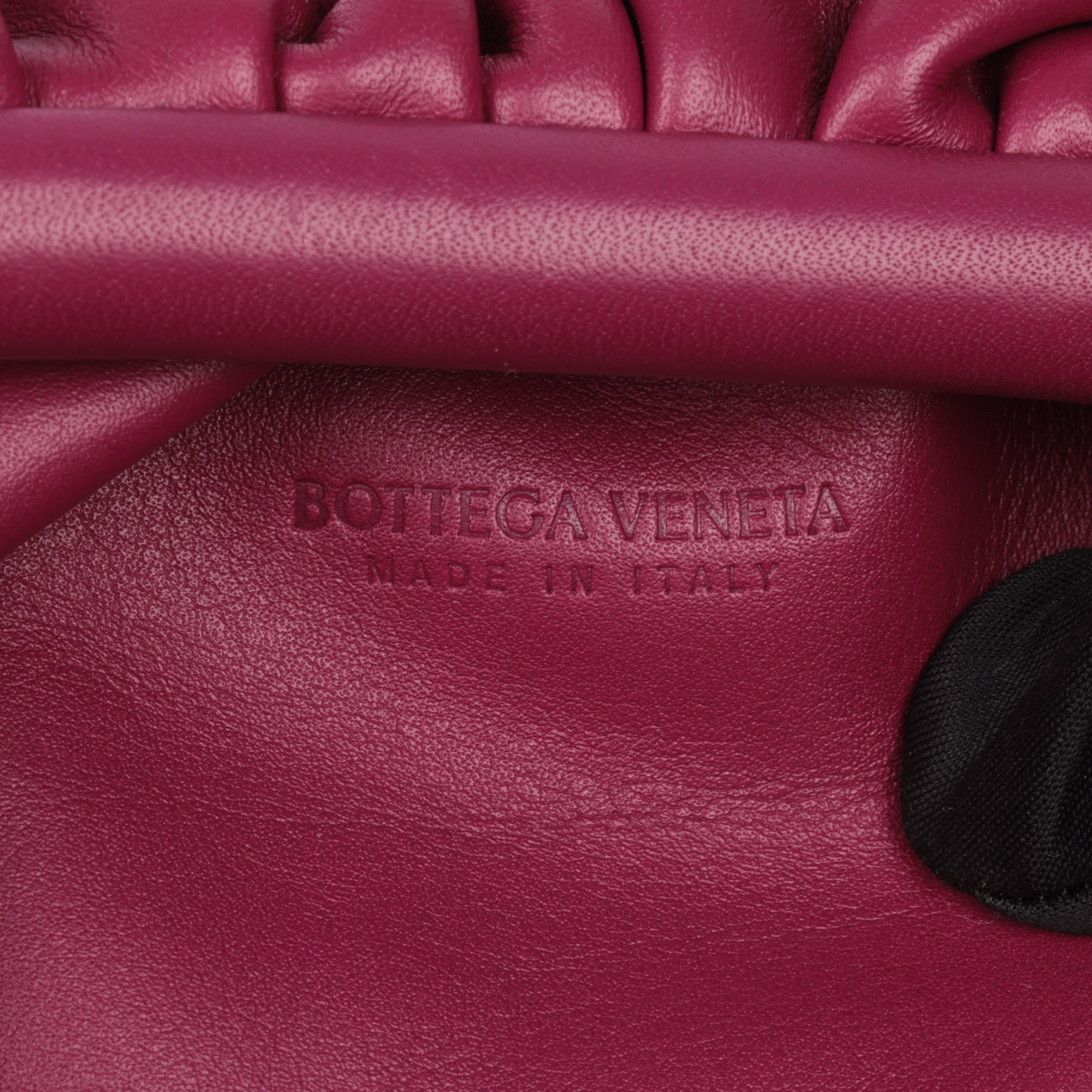 Bottega Veneta Cinnabar Calfskin Leather Mini The Pouch