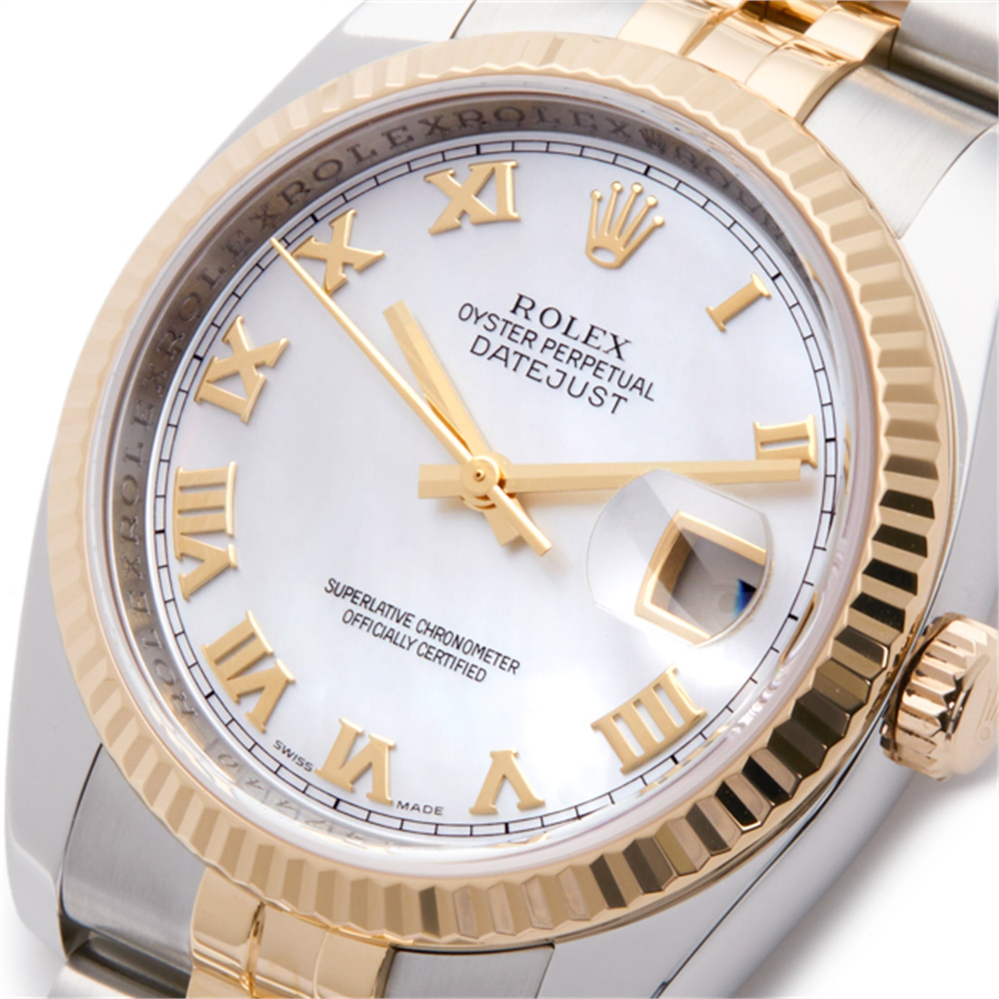 Rolex Datejust 36 Roestvrij Staal 116233