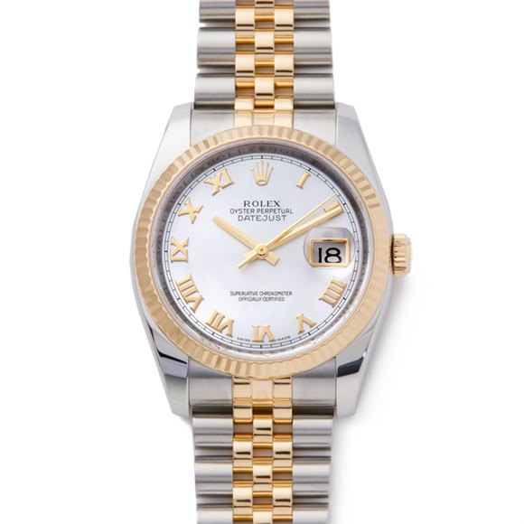 Rolex Datejust 36 Yellow Gold & Stainless Steel - 116233