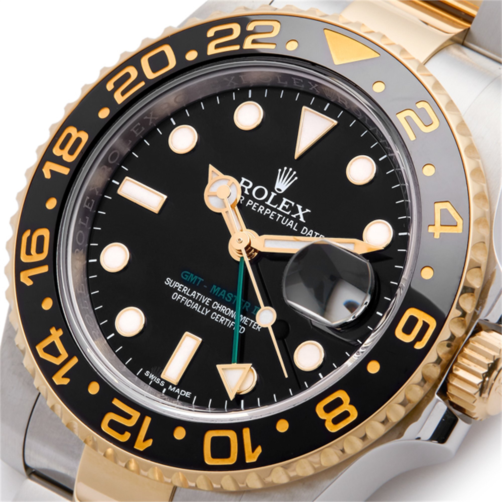 Rolex GMT-Master II Yellow Gold & Stainless Steel 116713LN
