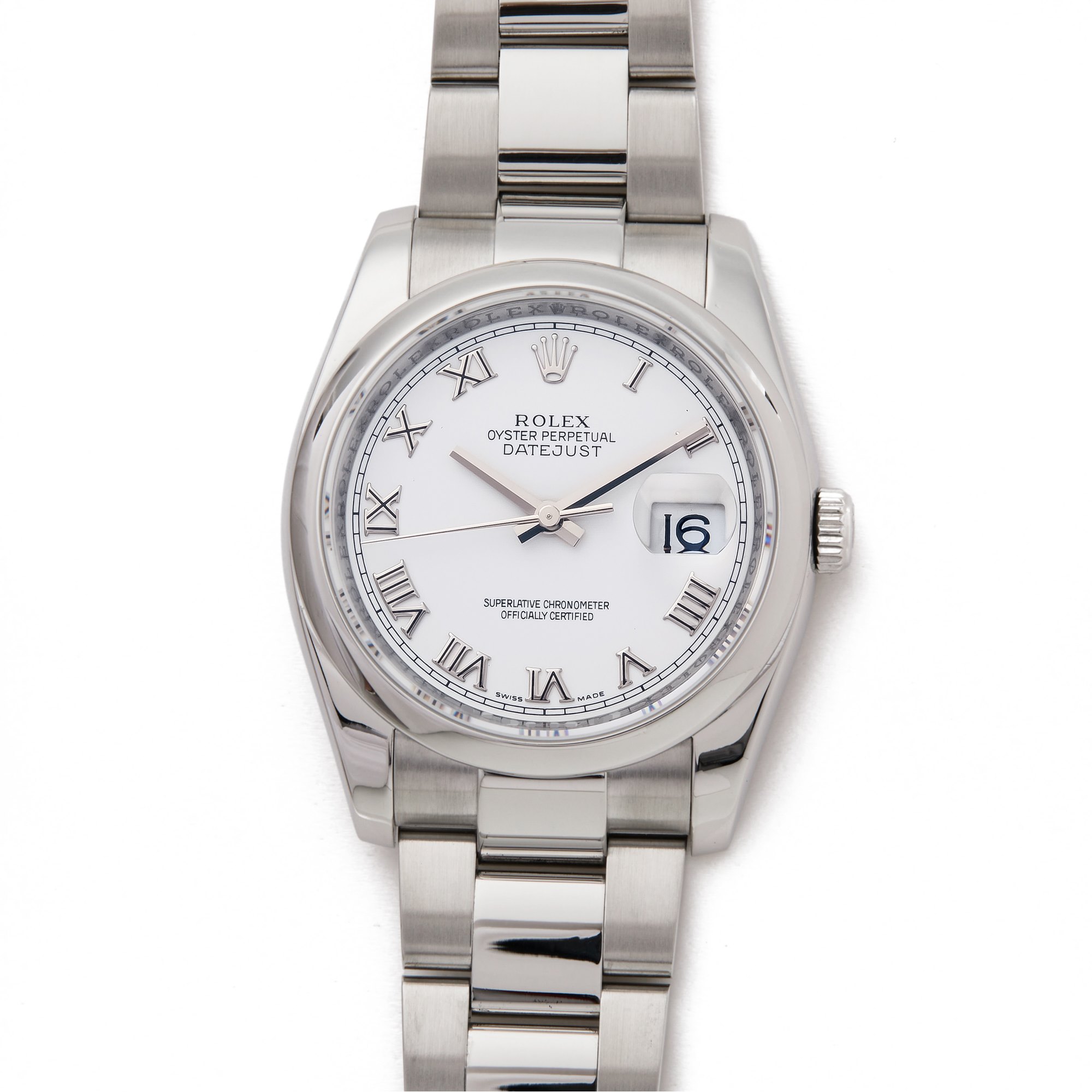 Rolex Datejust 36 Roestvrij Staal 116200
