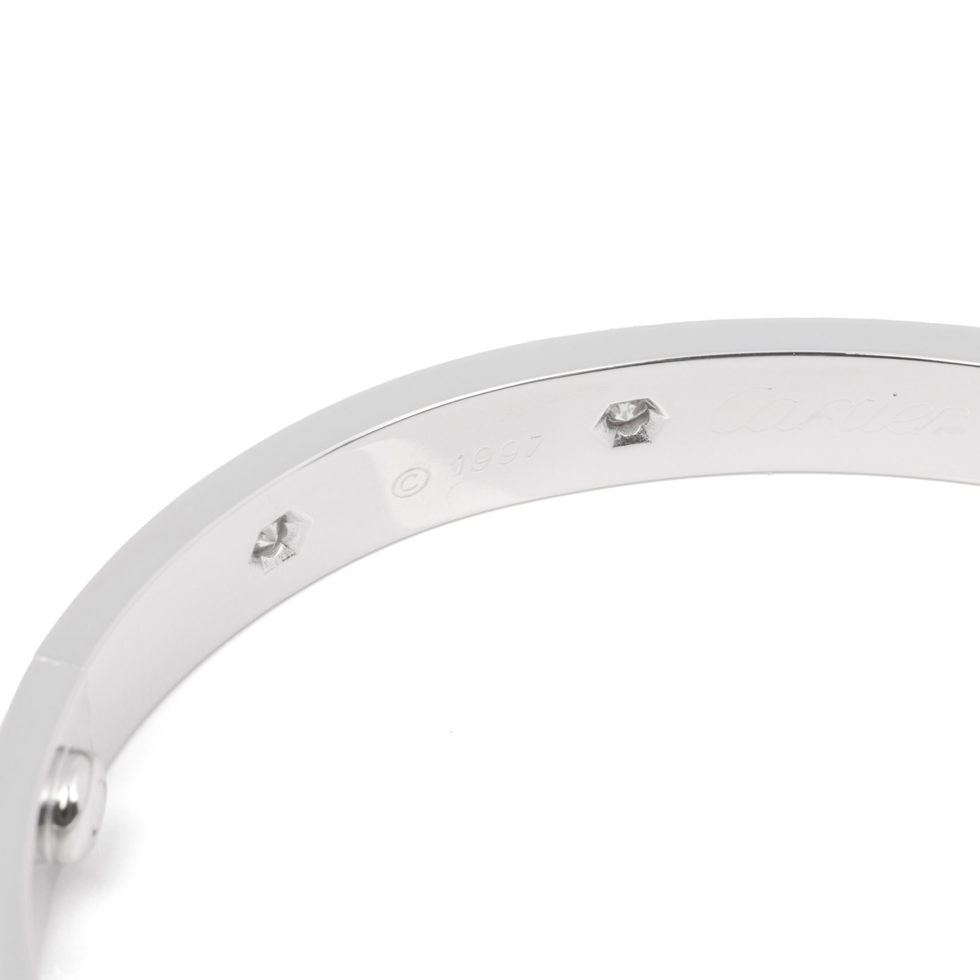 Cartier Love 10 Diamond Bangle