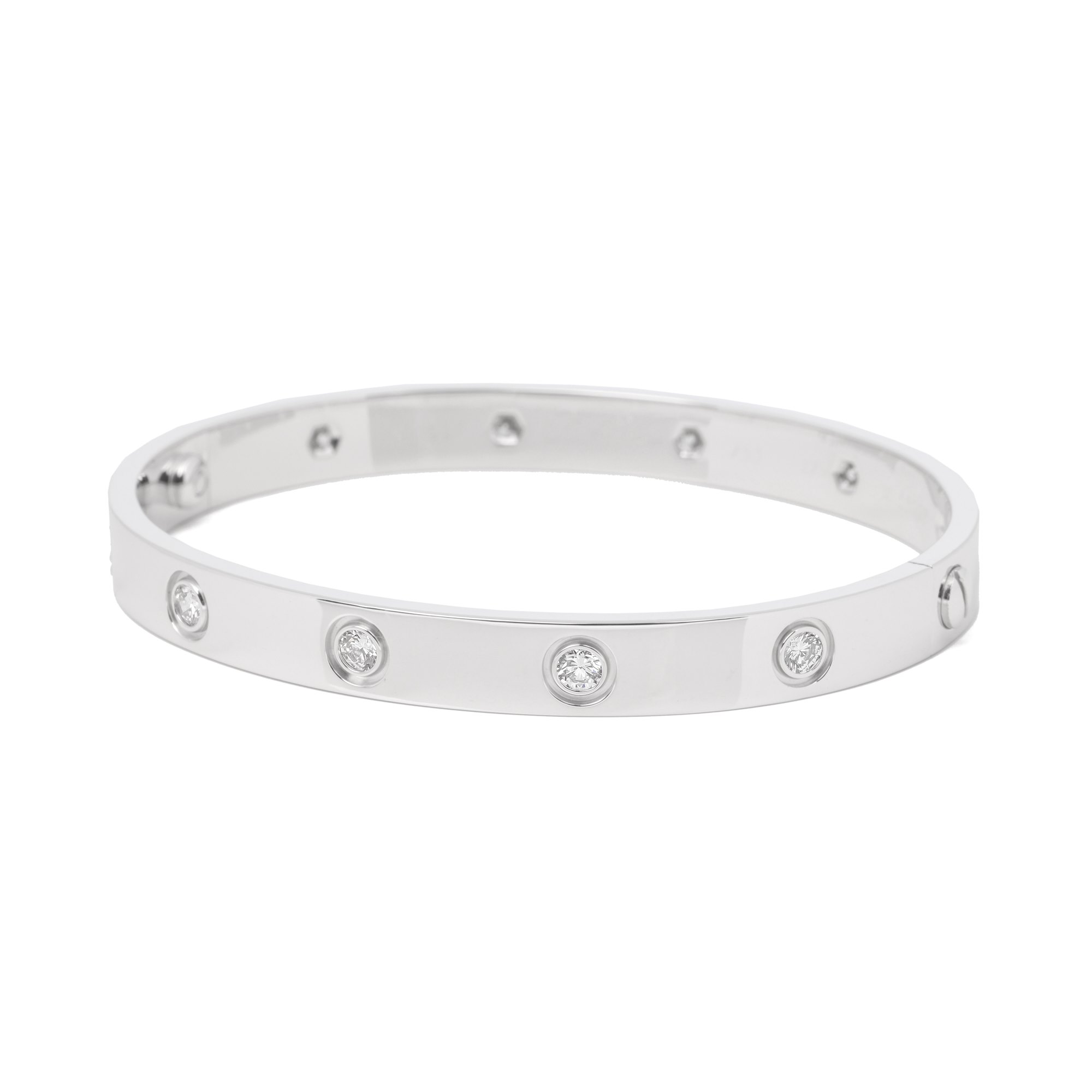 Cartier Love 10 Diamond Bangle