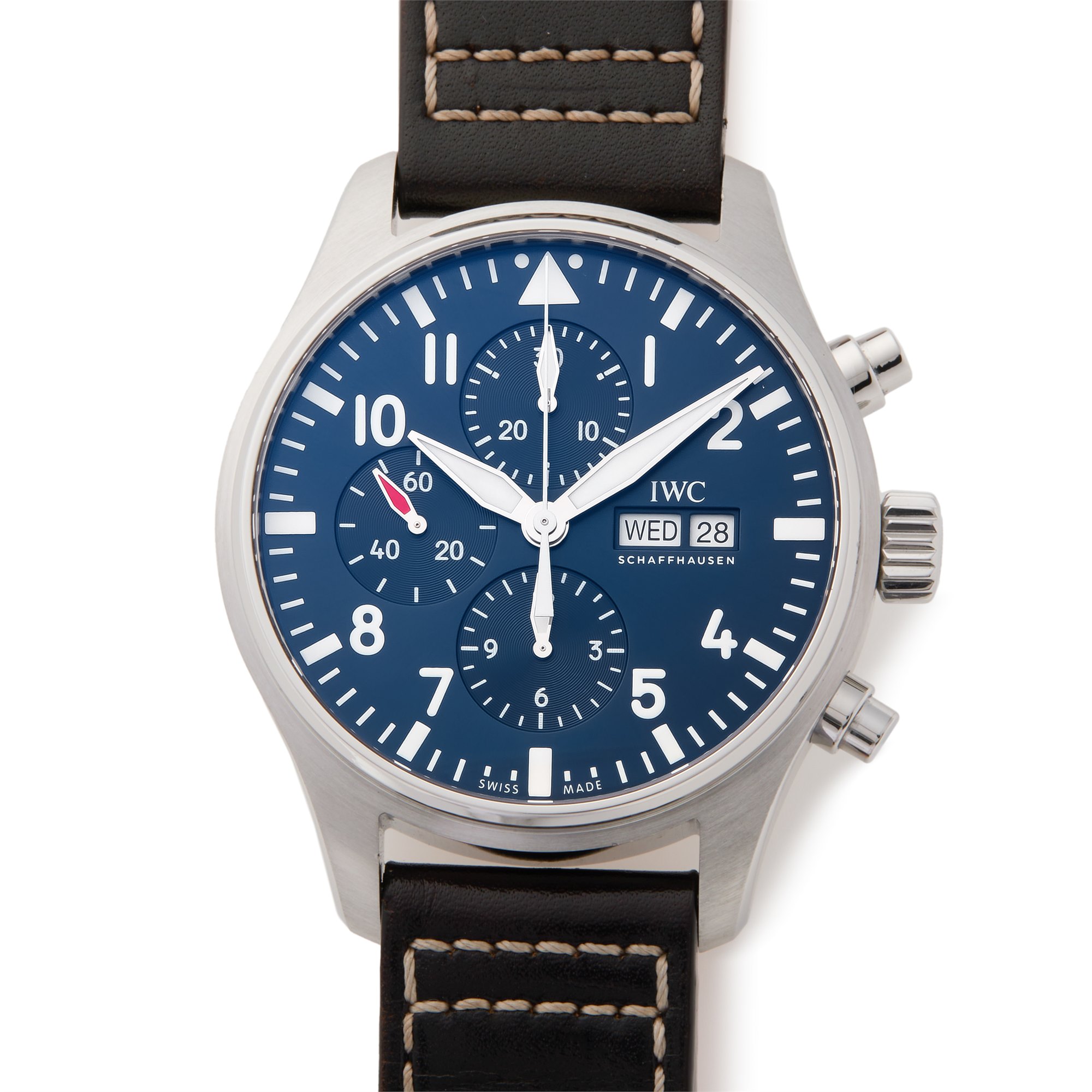IWC Fliegeruhr Chronograph Pilot Chronograph Stainless Steel IW377714