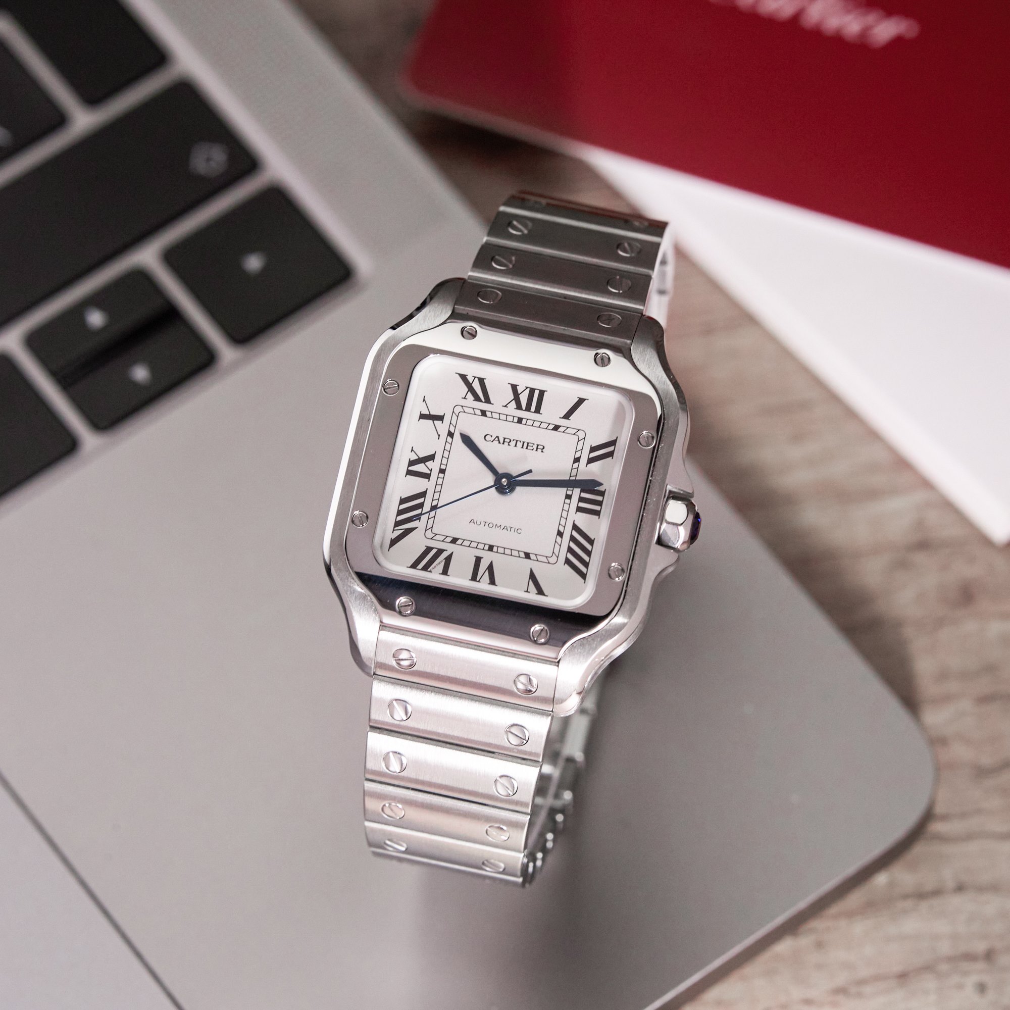 Cartier Santos Roestvrij Staal WSSA0029