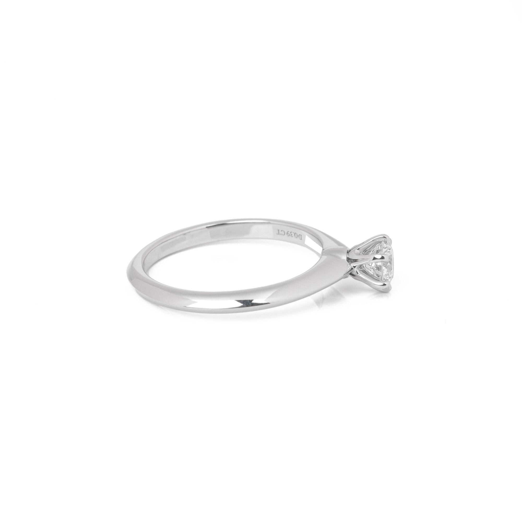 Tiffany & Co. Tiffany Setting 0.39ct Diamond Solitaire Ring