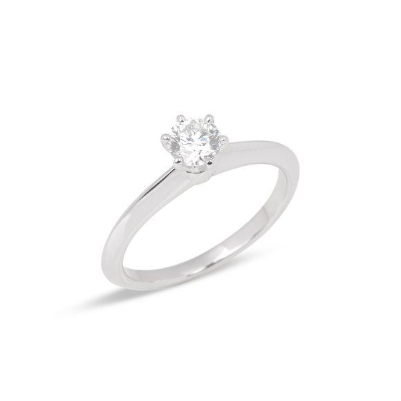 Tiffany & Co. Tiffany Setting 0.39ct Diamond Solitaire Ring