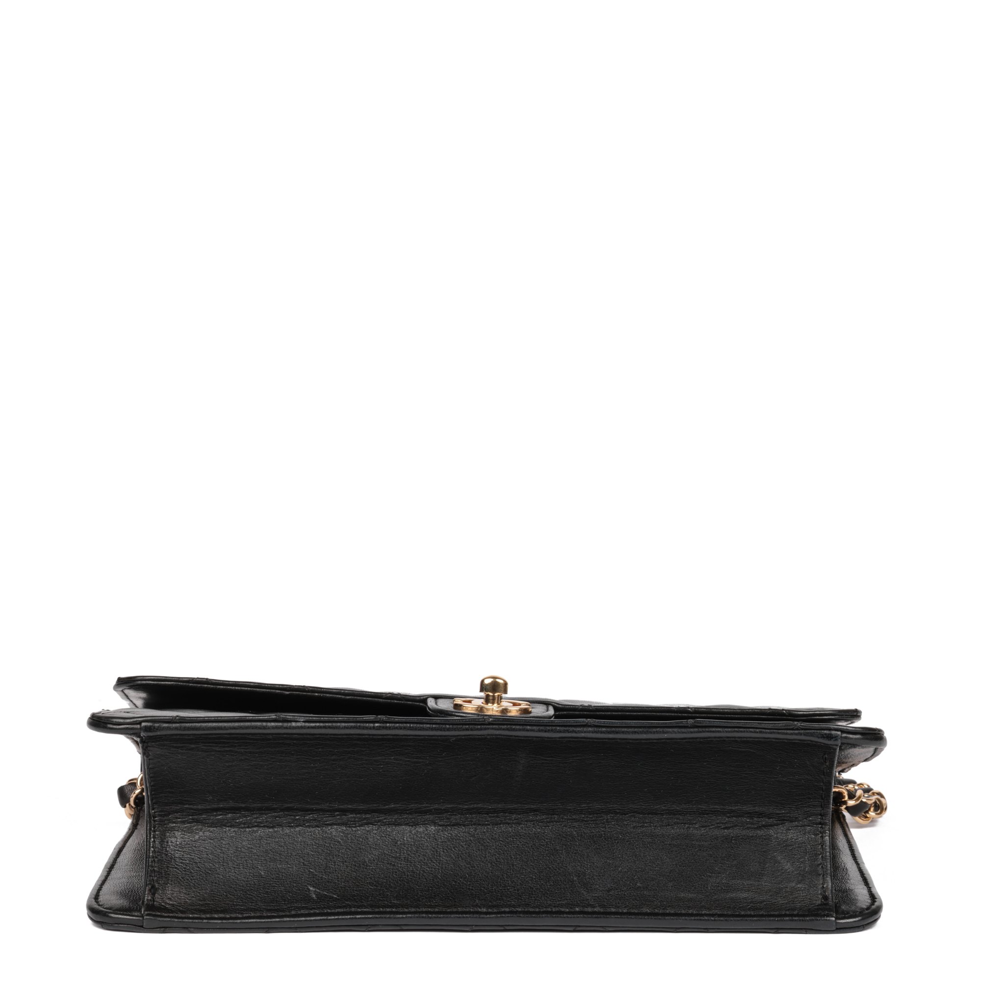 Chanel Black Quilted Lambskin Medium Classic Single Flap Bag
