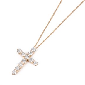 Tiffany & Co. Large Diamond Cross Pendant