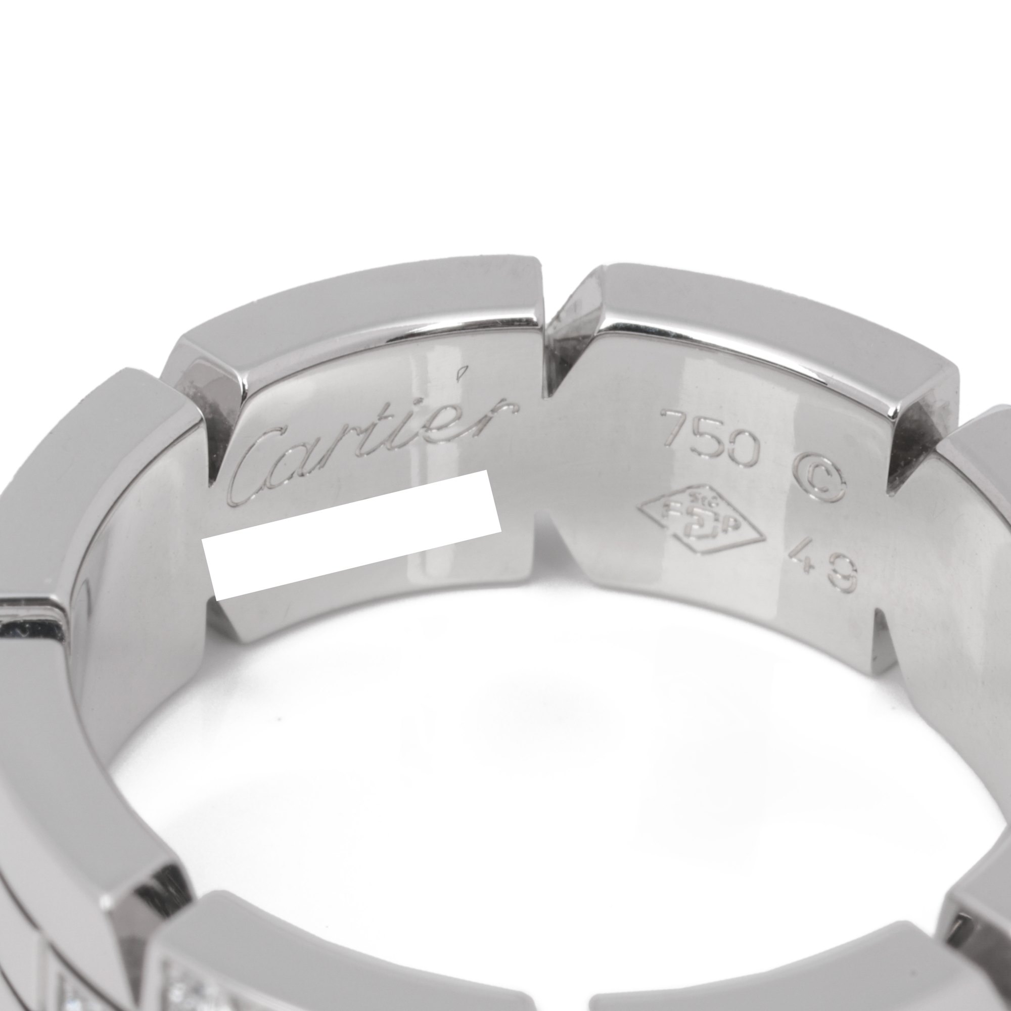 Cartier Tank Francaise Diamond Ring