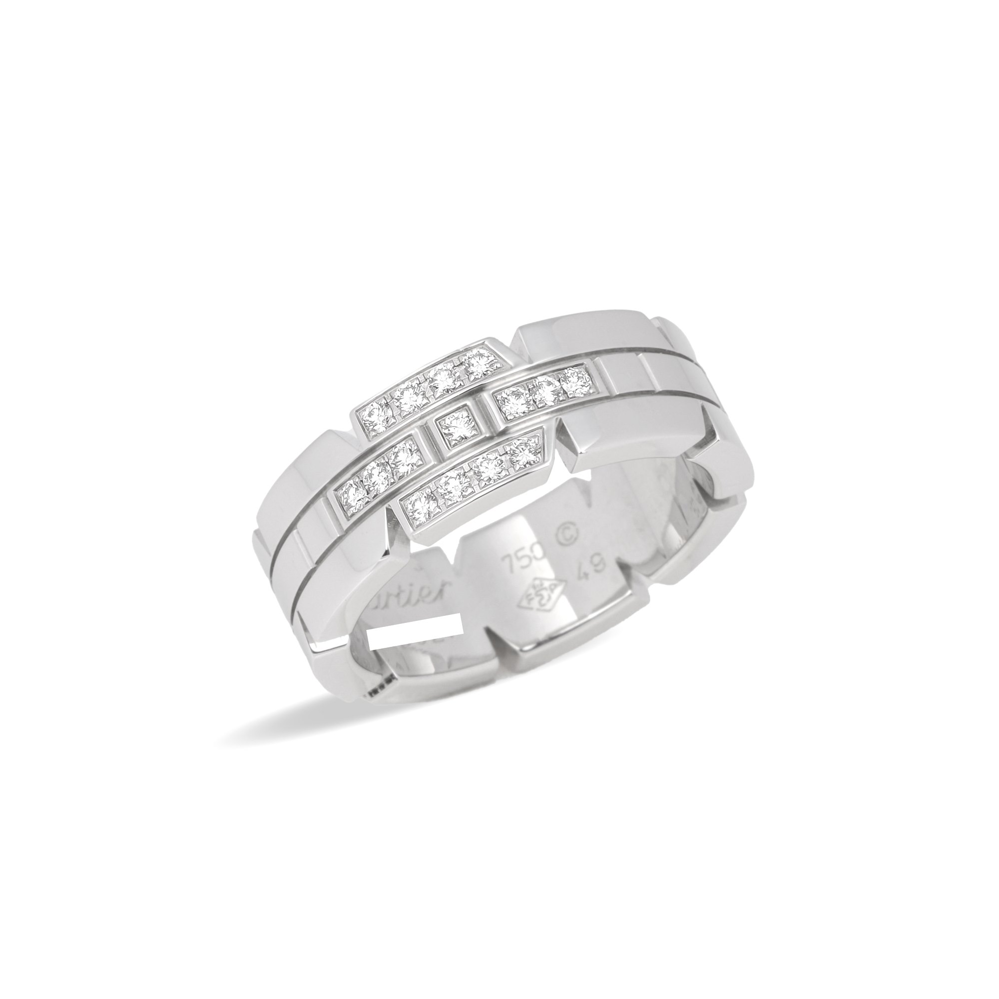 Cartier Tank Francaise Diamond Ring