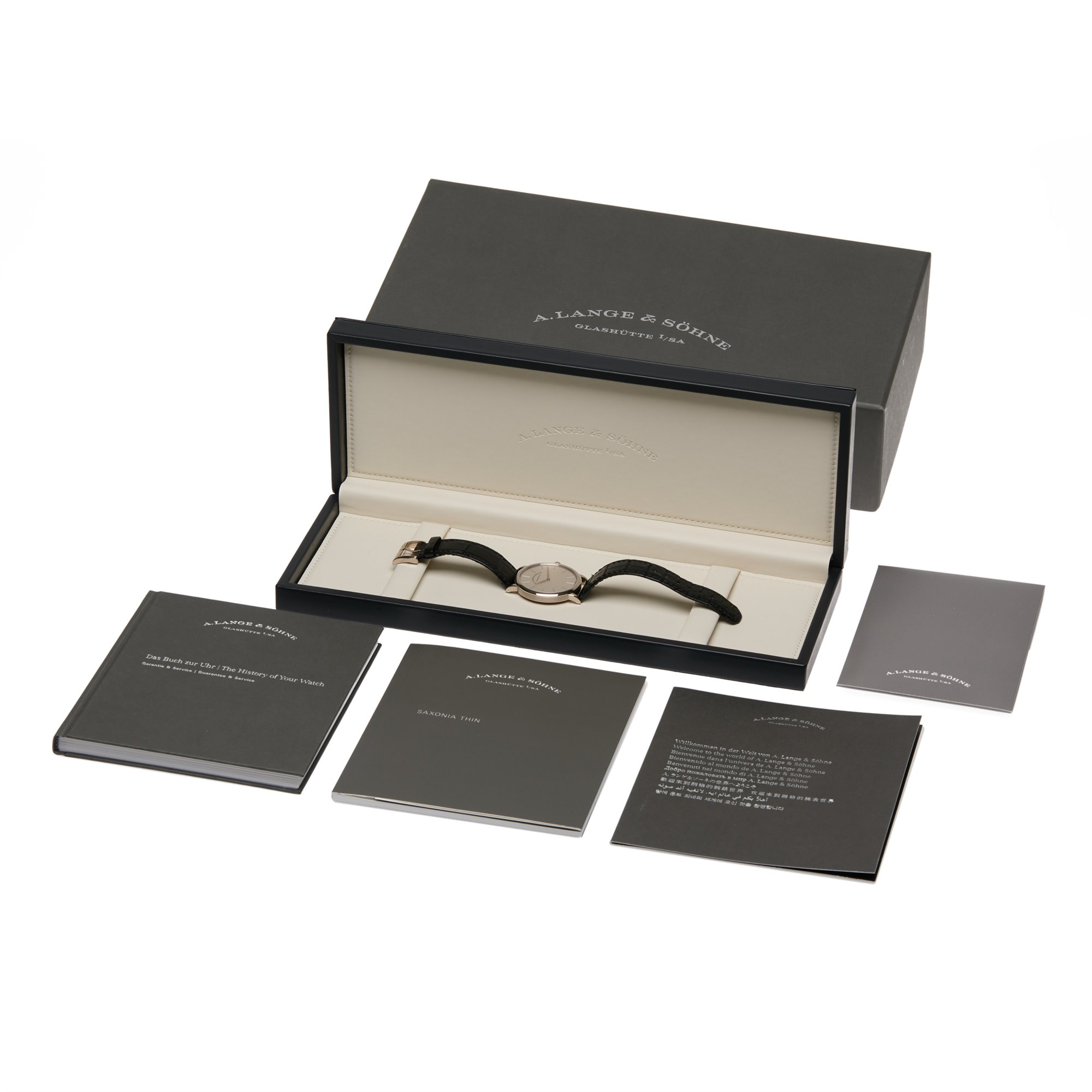 A. Lange & Söhne Saxonia White Gold 201.027