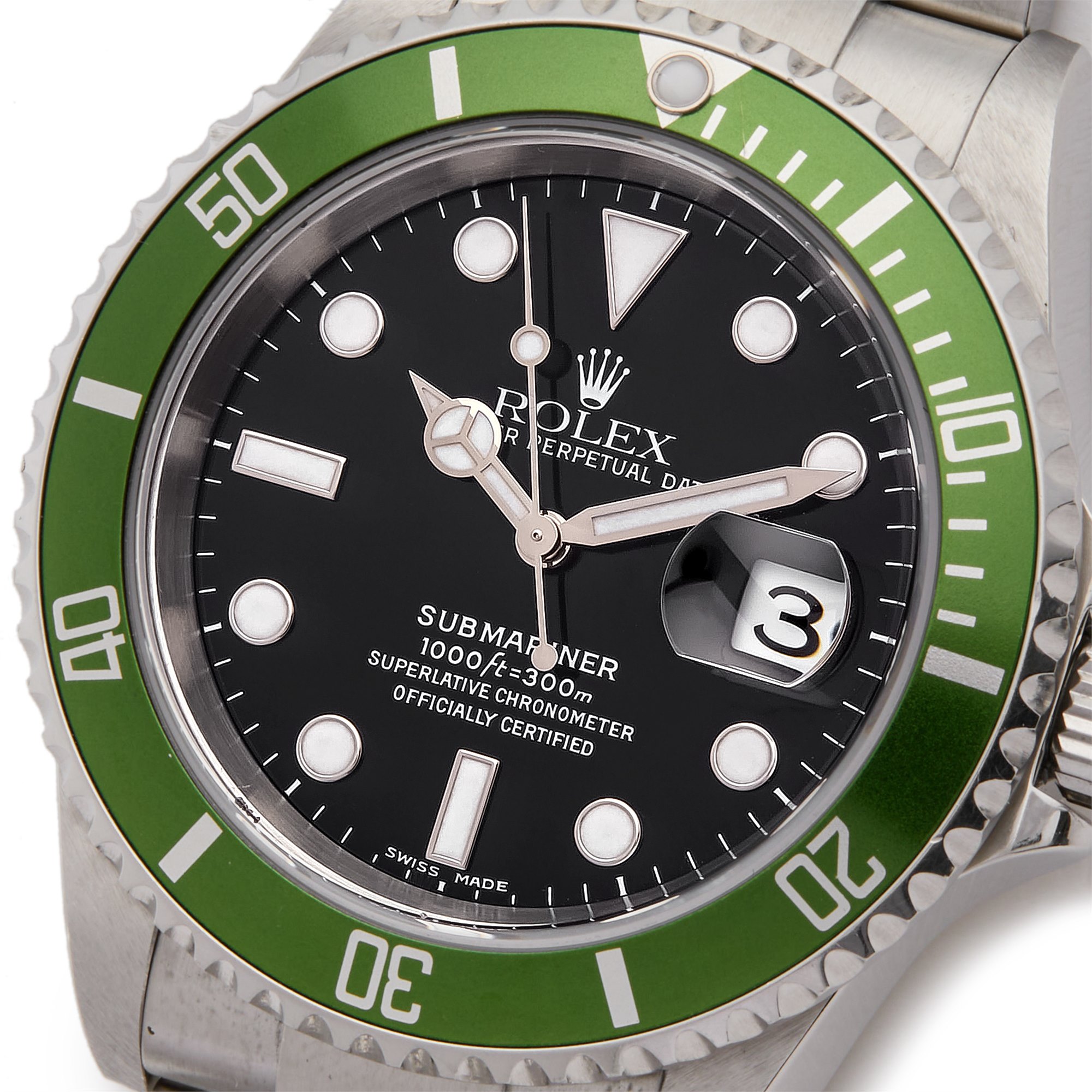 Rolex Submariner Date Flat 4 MK1 F Serial Unpolished Roestvrij Staal 16610LV