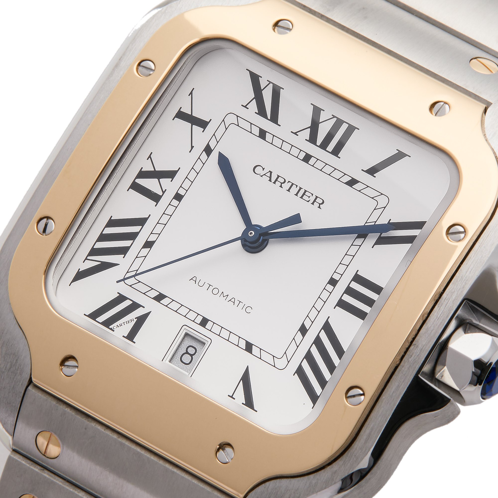 Cartier Santos Yellow Gold & Stainless Steel W2SA0009