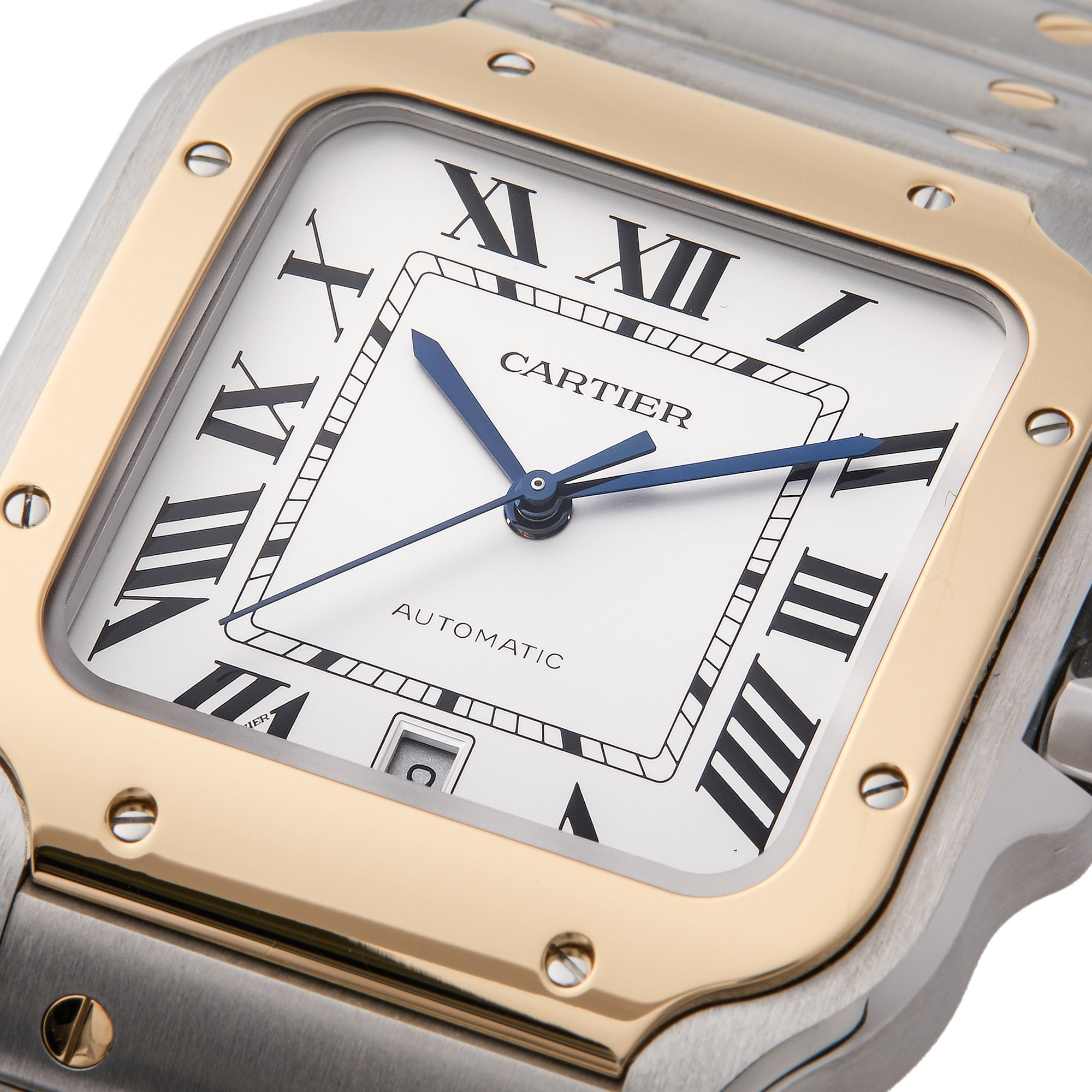 Cartier Santos Yellow Gold & Stainless Steel W2SA0009