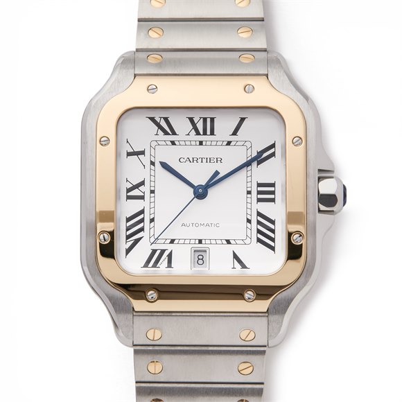 Cartier Santos Yellow Gold & Stainless Steel - W2SA0009