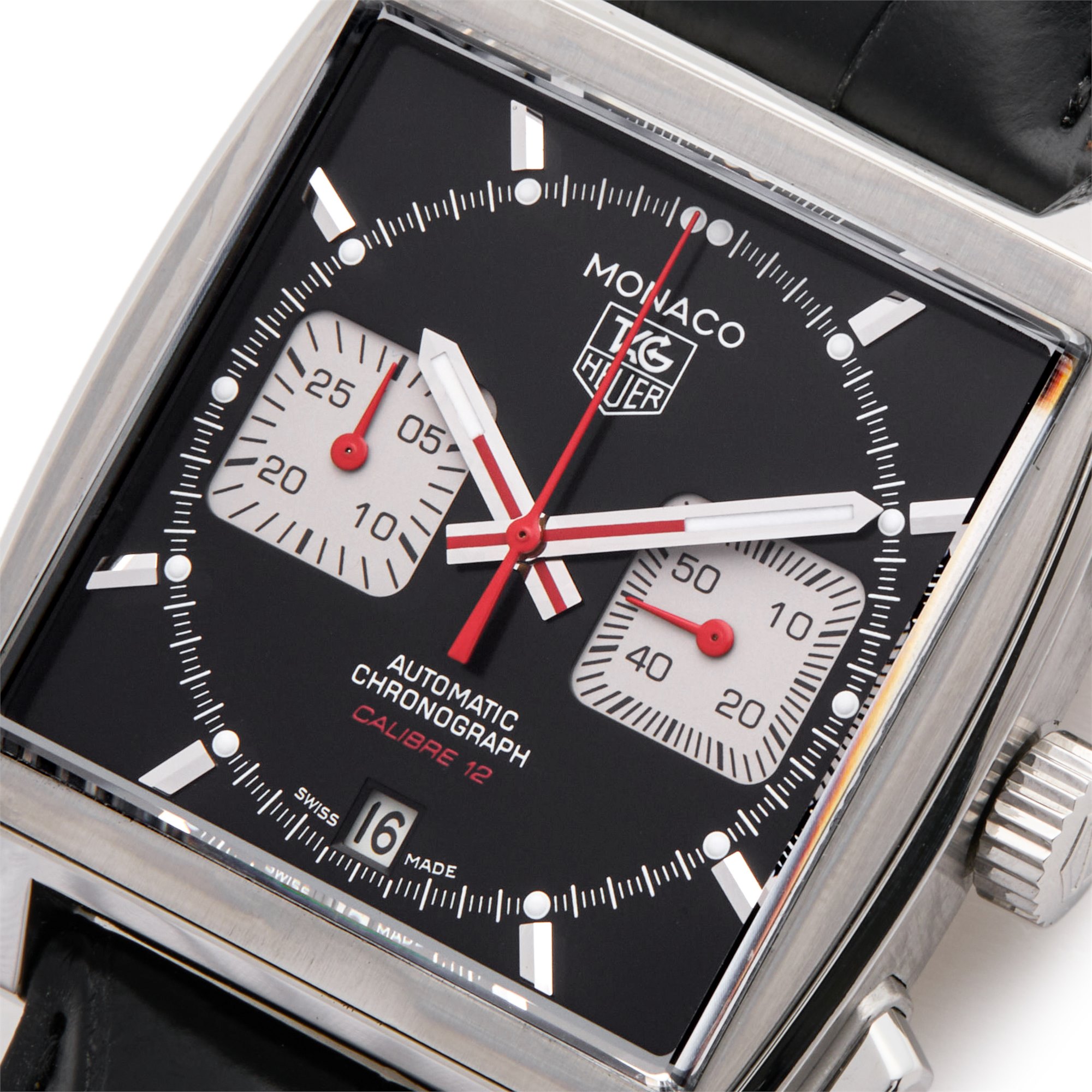 Tag Heuer Monaco Calibre 12 Stainless Steel CAW2114.FC6177