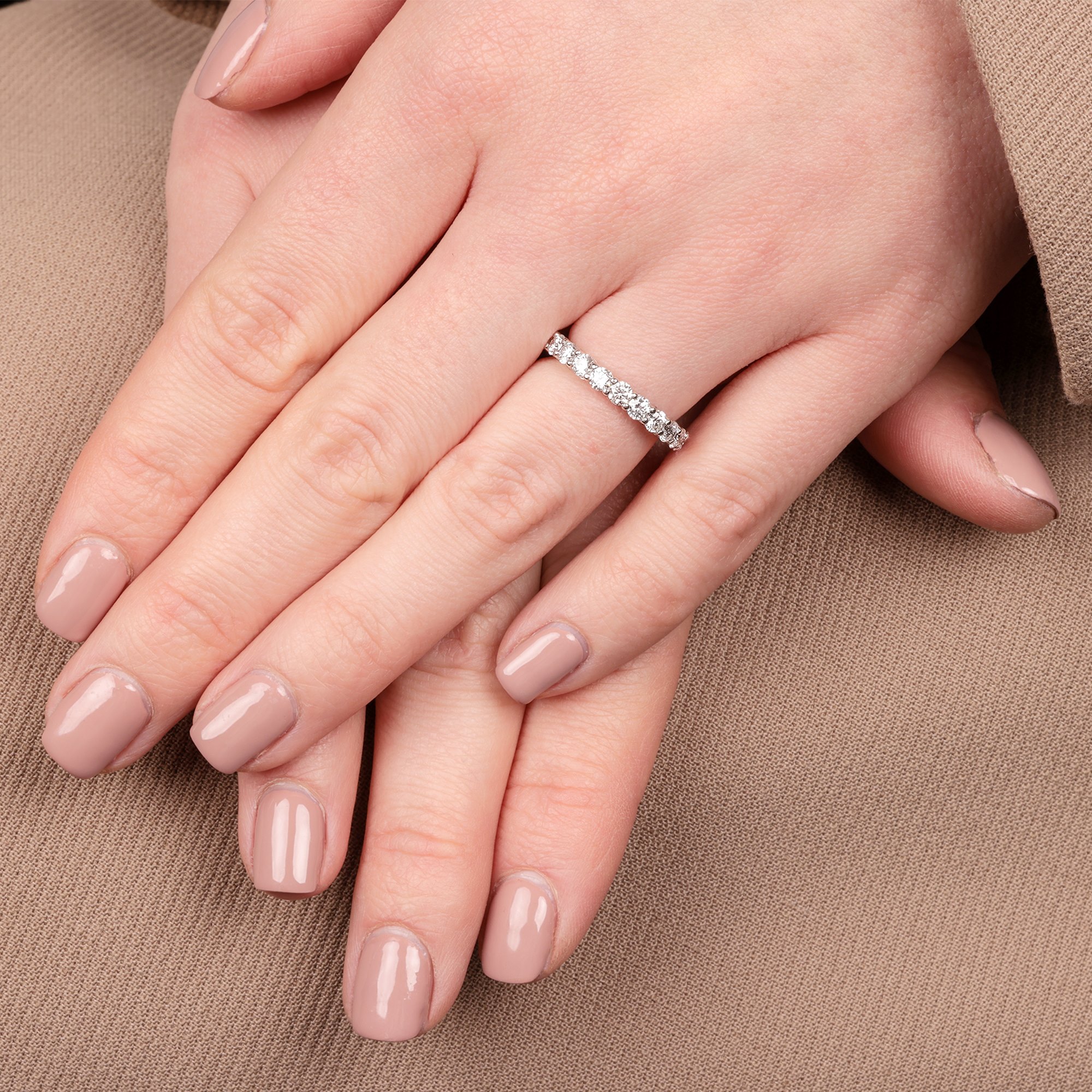 Tiffany & Co. Embrace Full Diamond Band Ring