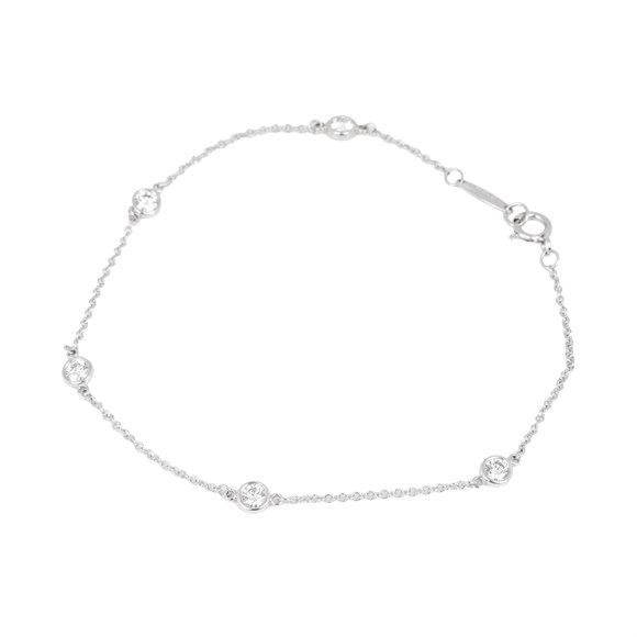 Tiffany & Co. Diamonds by the Yard 5 Diamond Bracelet