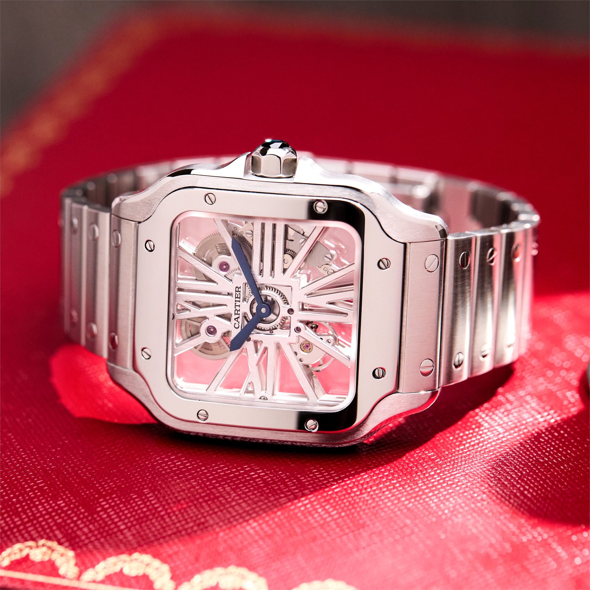 Cartier Santos Roestvrij Staal WHSA0015