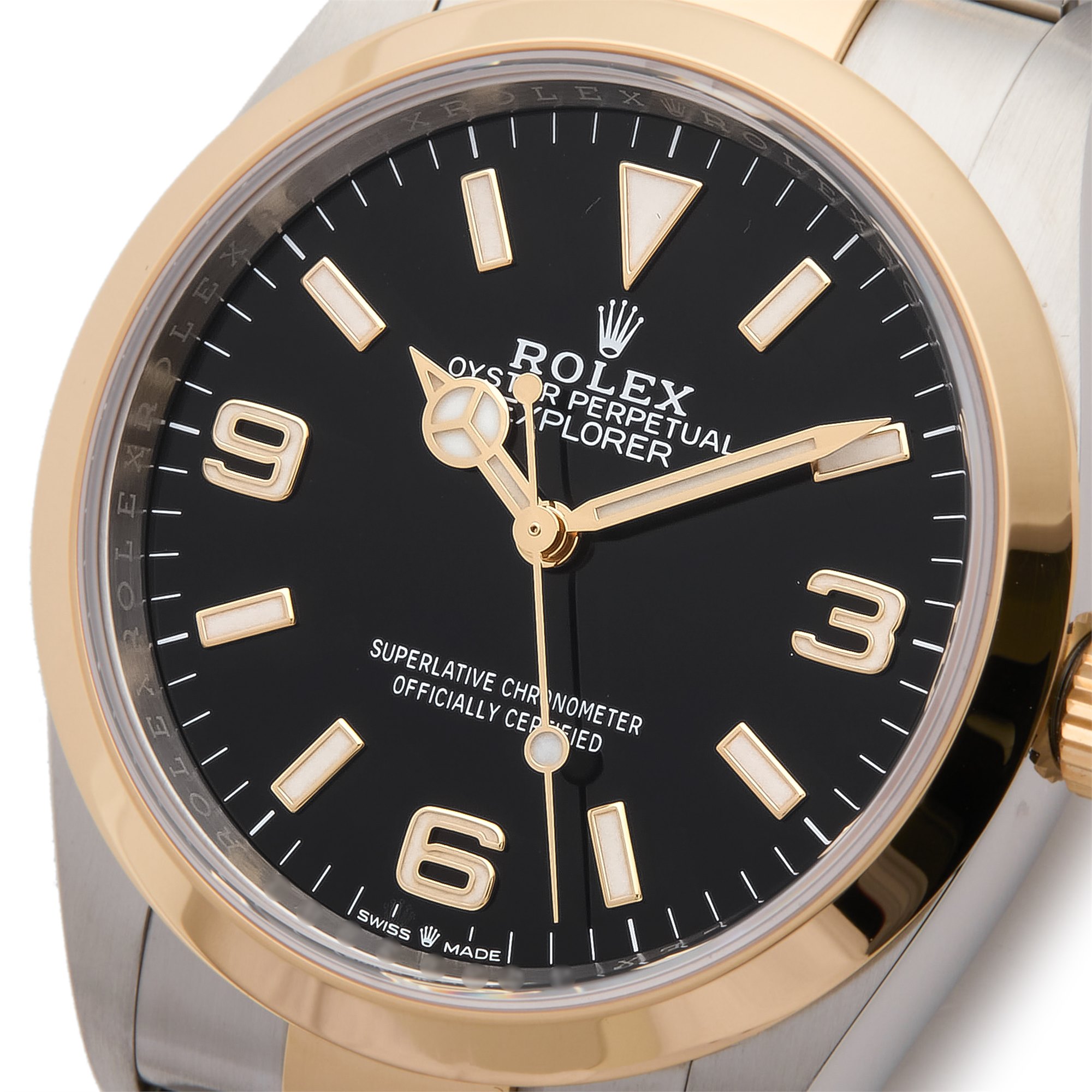 Rolex Explorer Yellow Gold & Stainless Steel 124273