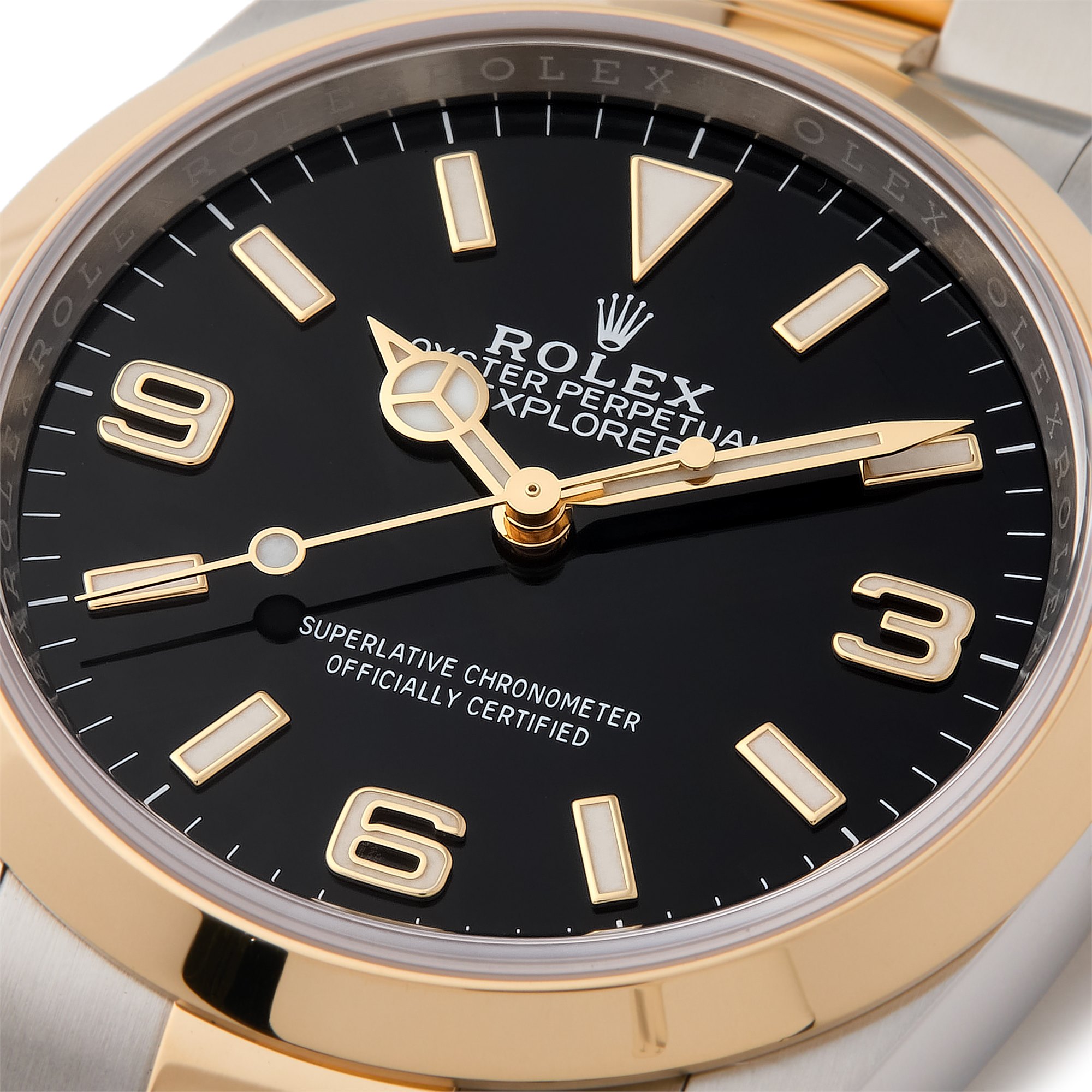 Rolex Explorer Yellow Gold & Stainless Steel 124273