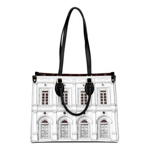 Louis Vuitton x Fornasetti Brown Monogram Coated Canvas & Black Calfskin Leather Onthego GM