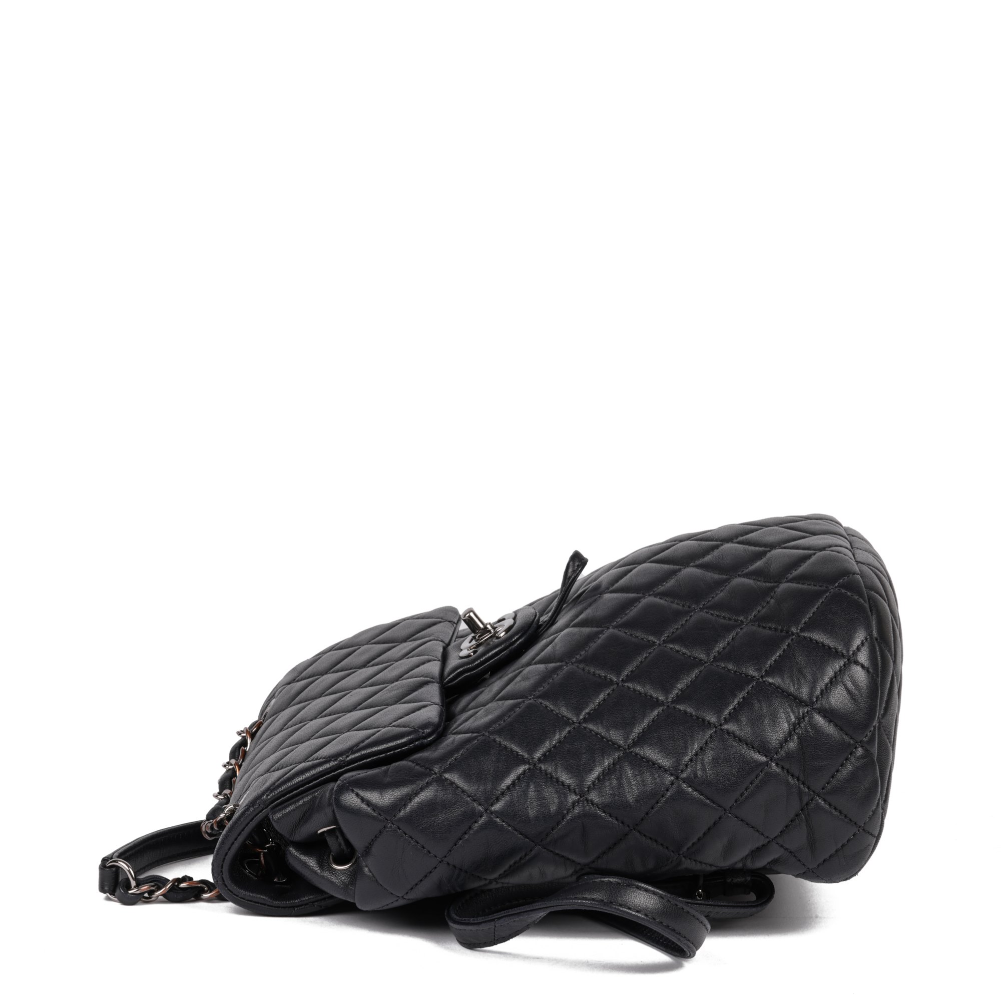 Chanel Indigo Quilted Lambskin Small Urban Spirit Backpack