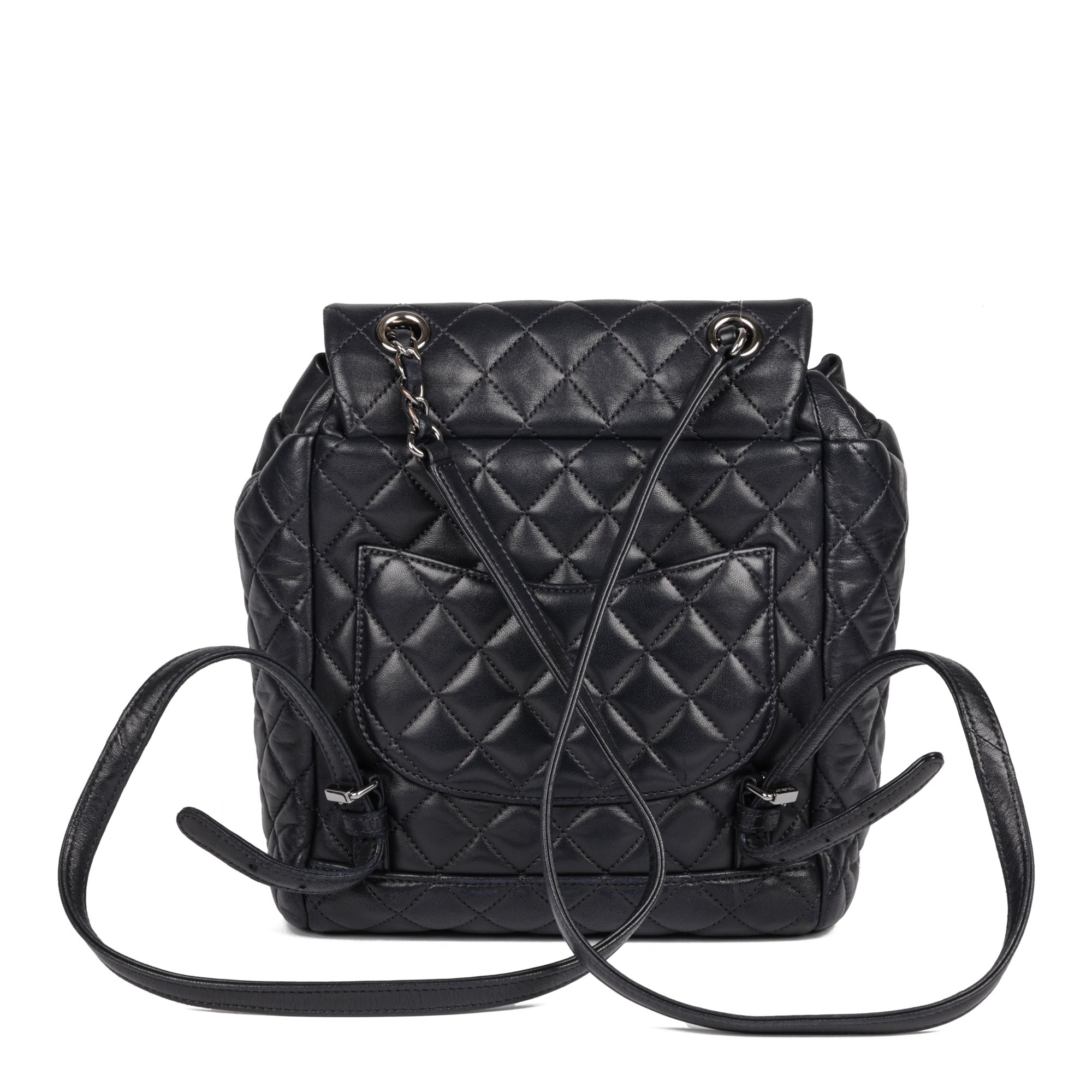 Chanel Indigo Quilted Lambskin Small Urban Spirit Backpack
